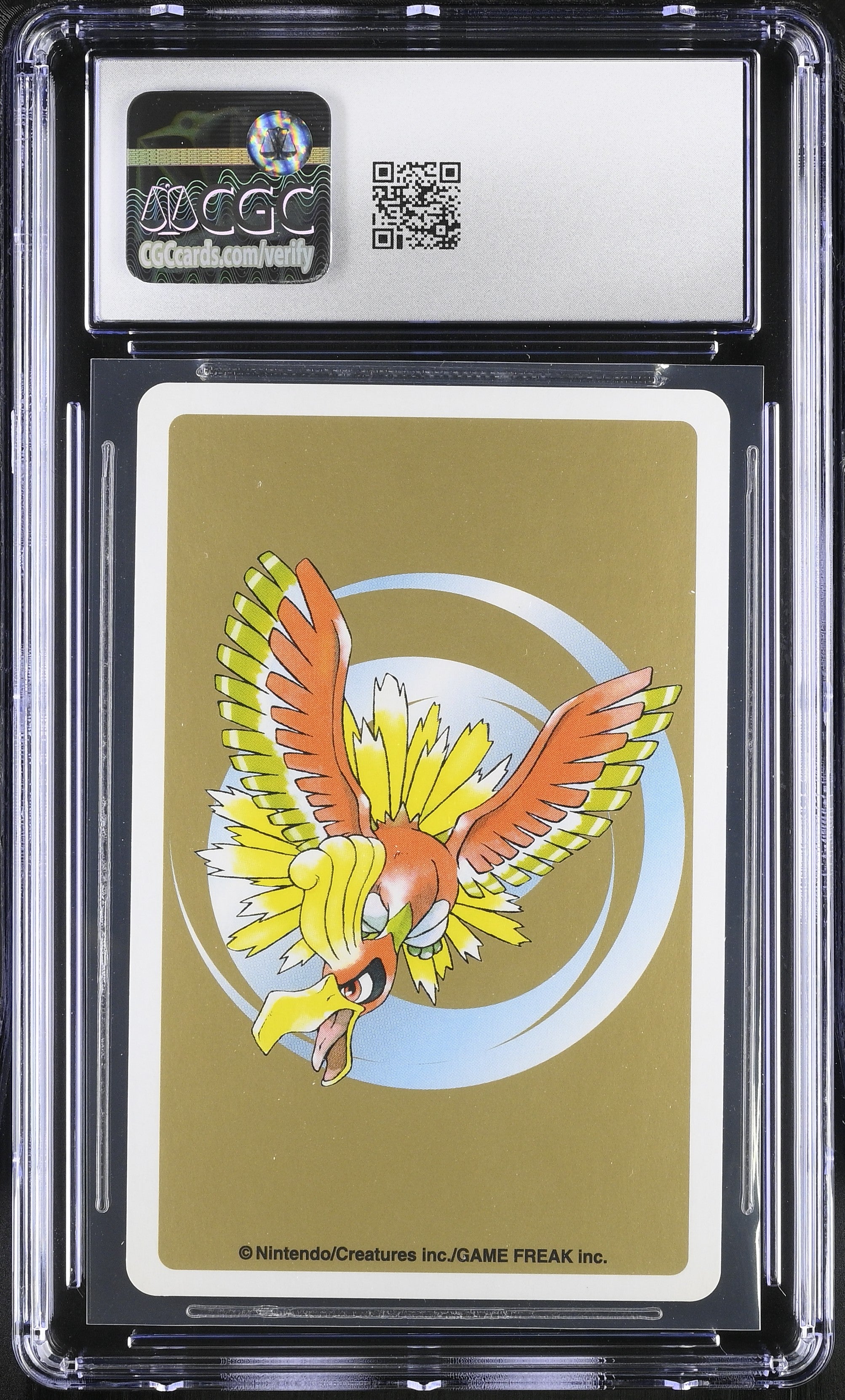 Chikorita A CGC 9 Mint 1999 Poker Gold Deck Pokemon Playing Card Japanese