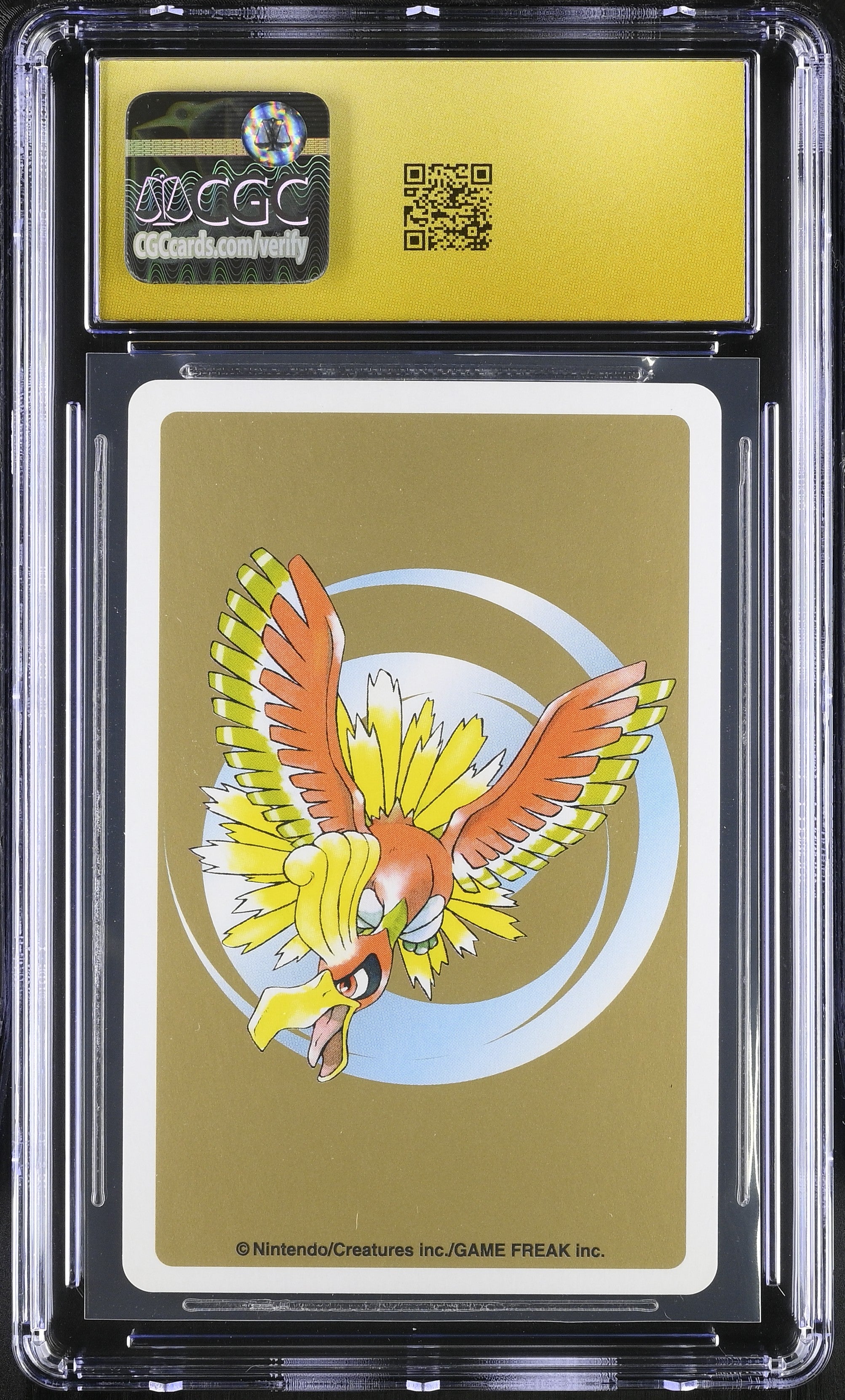Drowzee 9 CGC 10 Pristine 1999 Gold Poker Deck Pokemon Playing Card Japanese