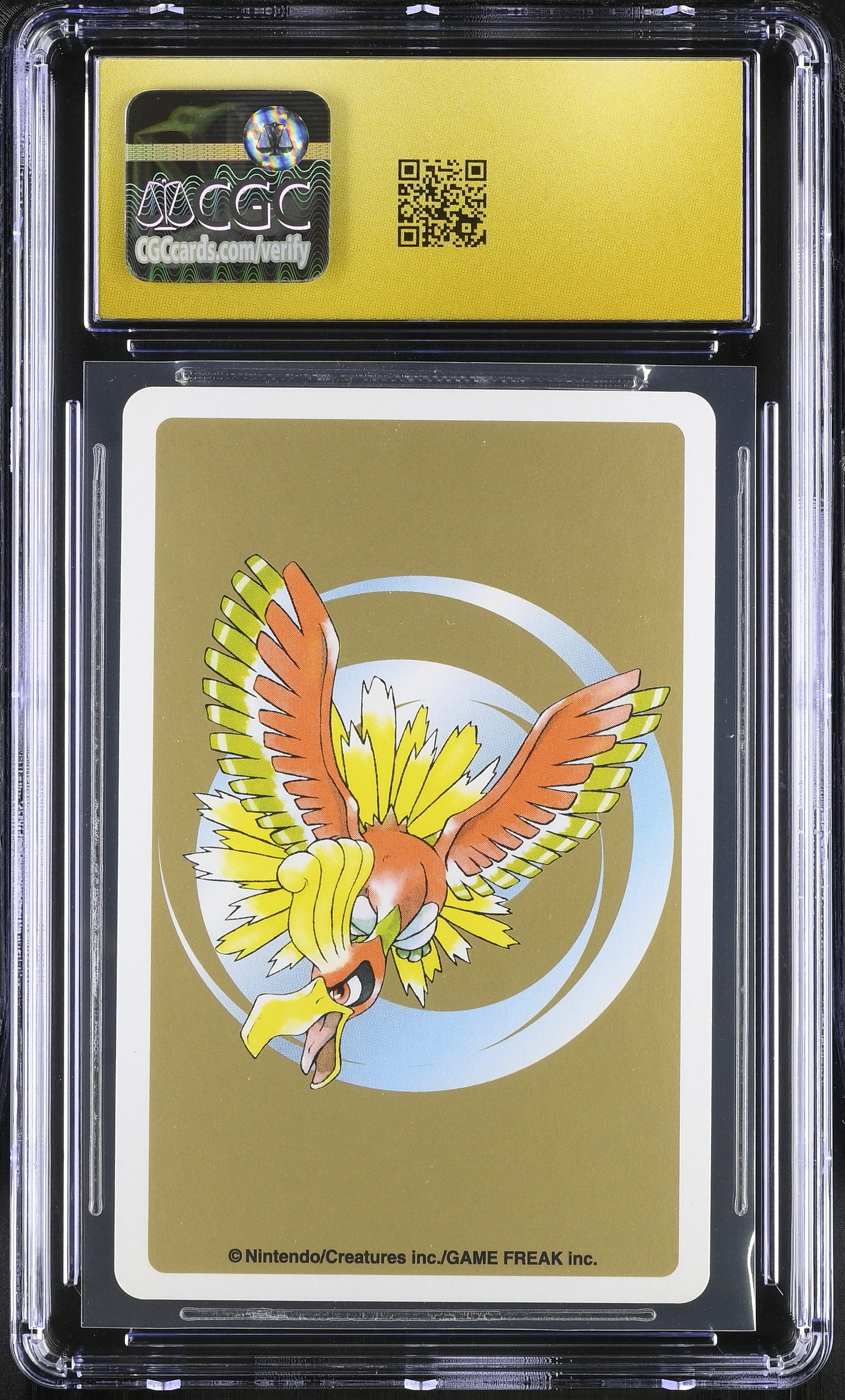 Shellder 7 CGC 10 Pristine 1999 Gold Poker Deck Pokemon Playing Card Japanese