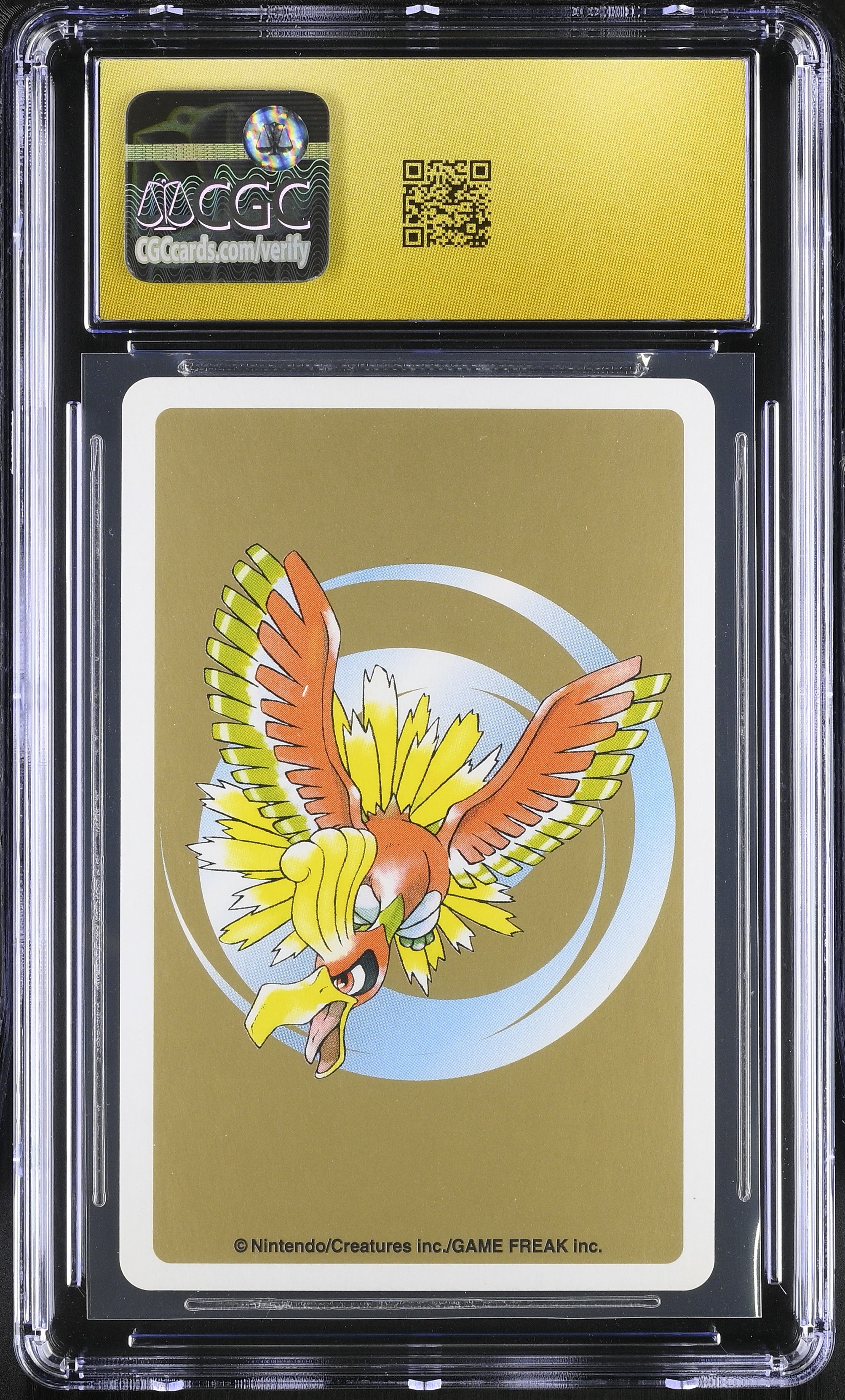 Kakuna 5 CGC 10 Pristine 1999 Gold Poker Deck Pokemon Playing Card Japanese