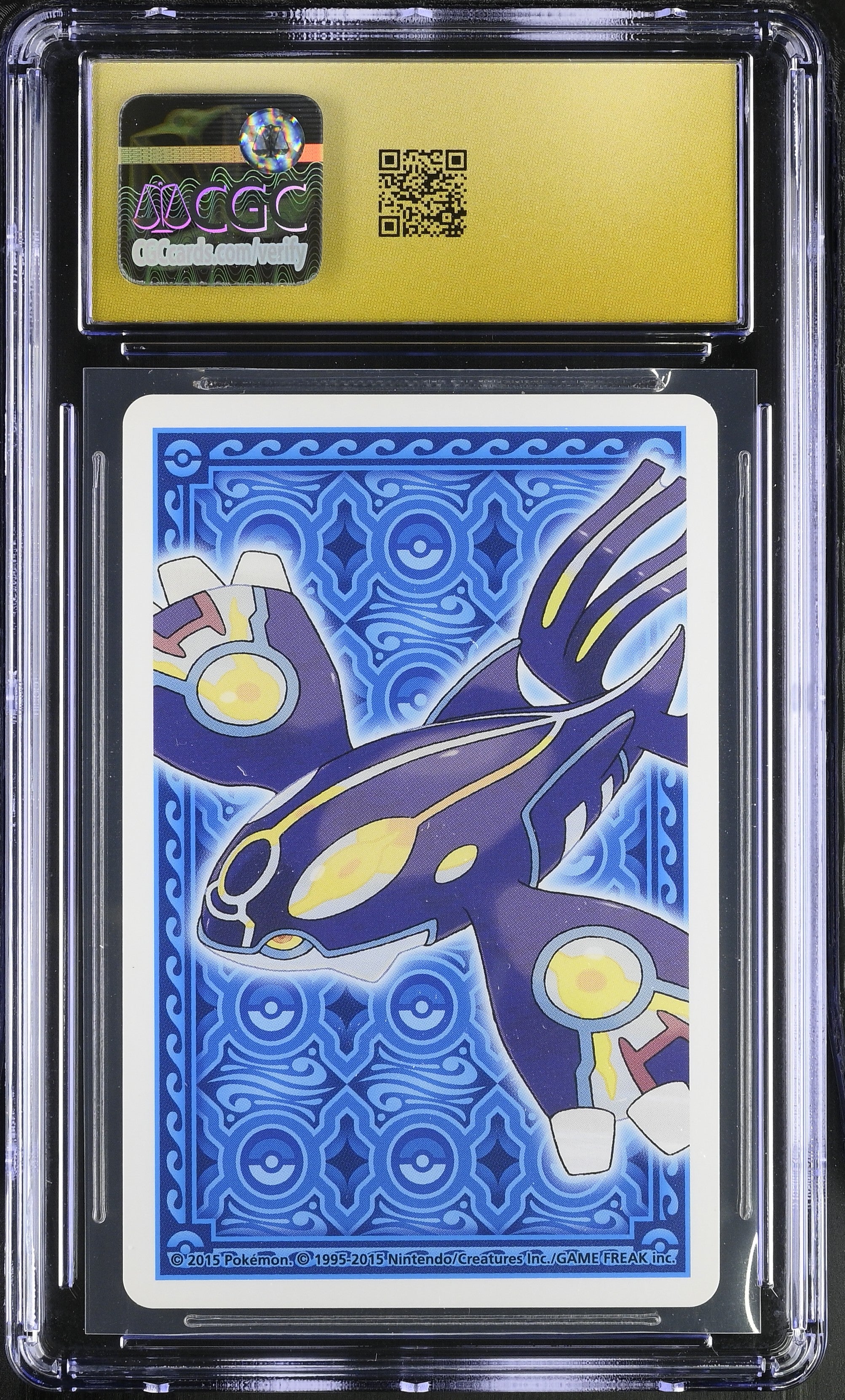 Mega Blaziken / Blaziken K CGC 10 Pristine 2015 Sapphire Pokemon Poker Cards Japanese