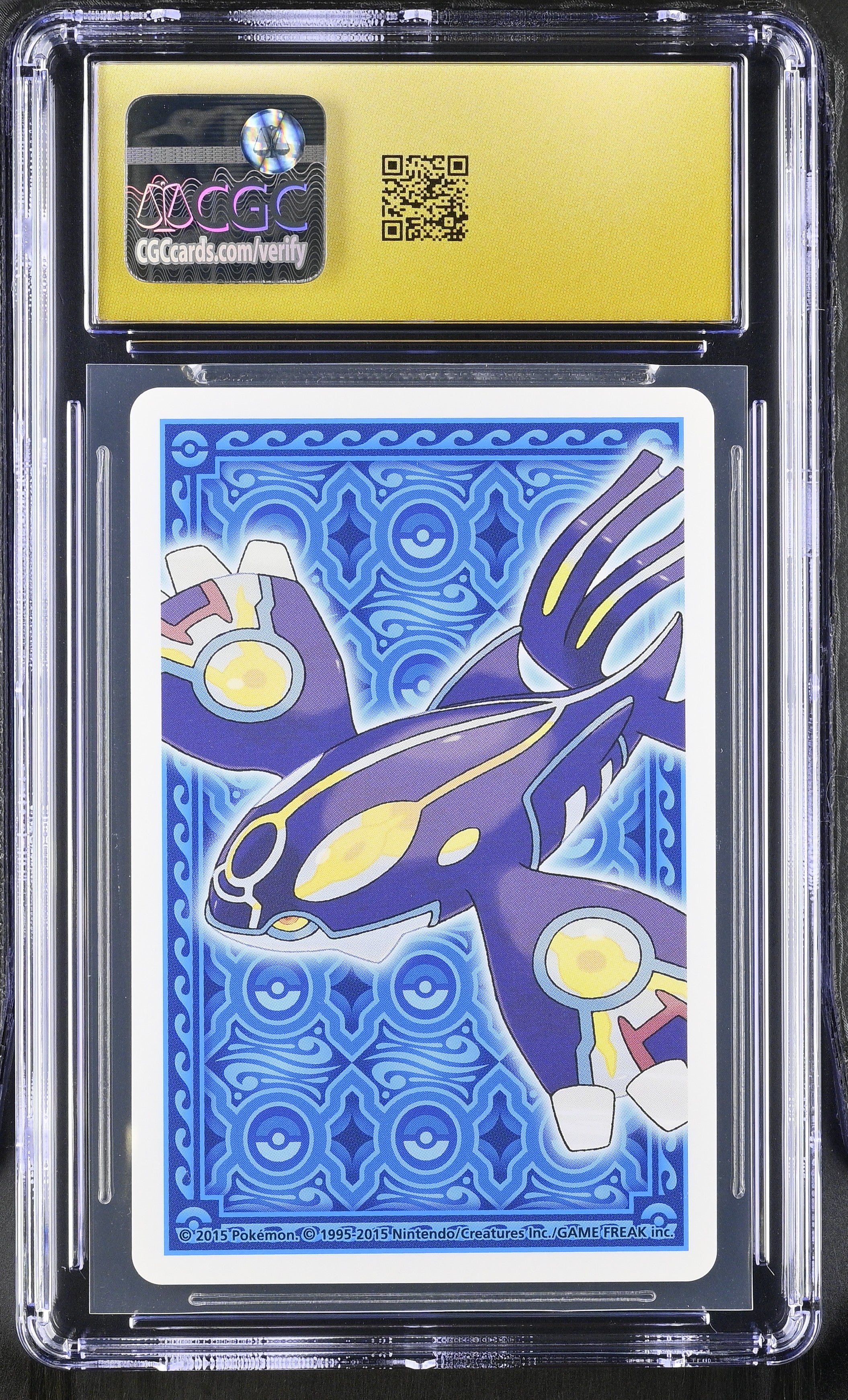 Azurill 4 CGC 10 Pristine 2015 Alpha Sapphire Deck Pokemon Poker Card Japanese