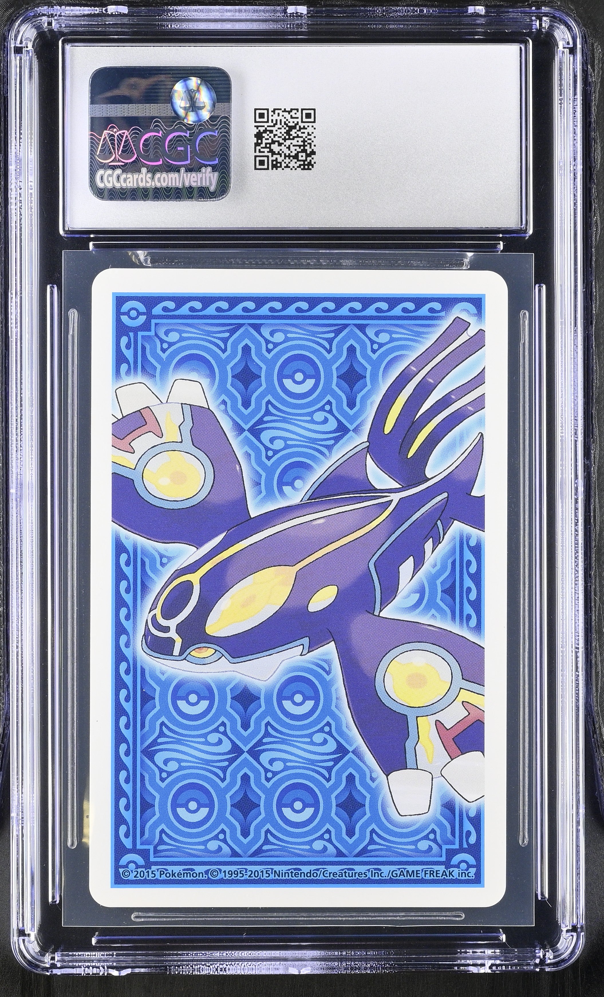 Wailord 9 CGC 10 Gem Mint 2015 Alpha Sapphire Deck Pokemon Poker Card Japanese