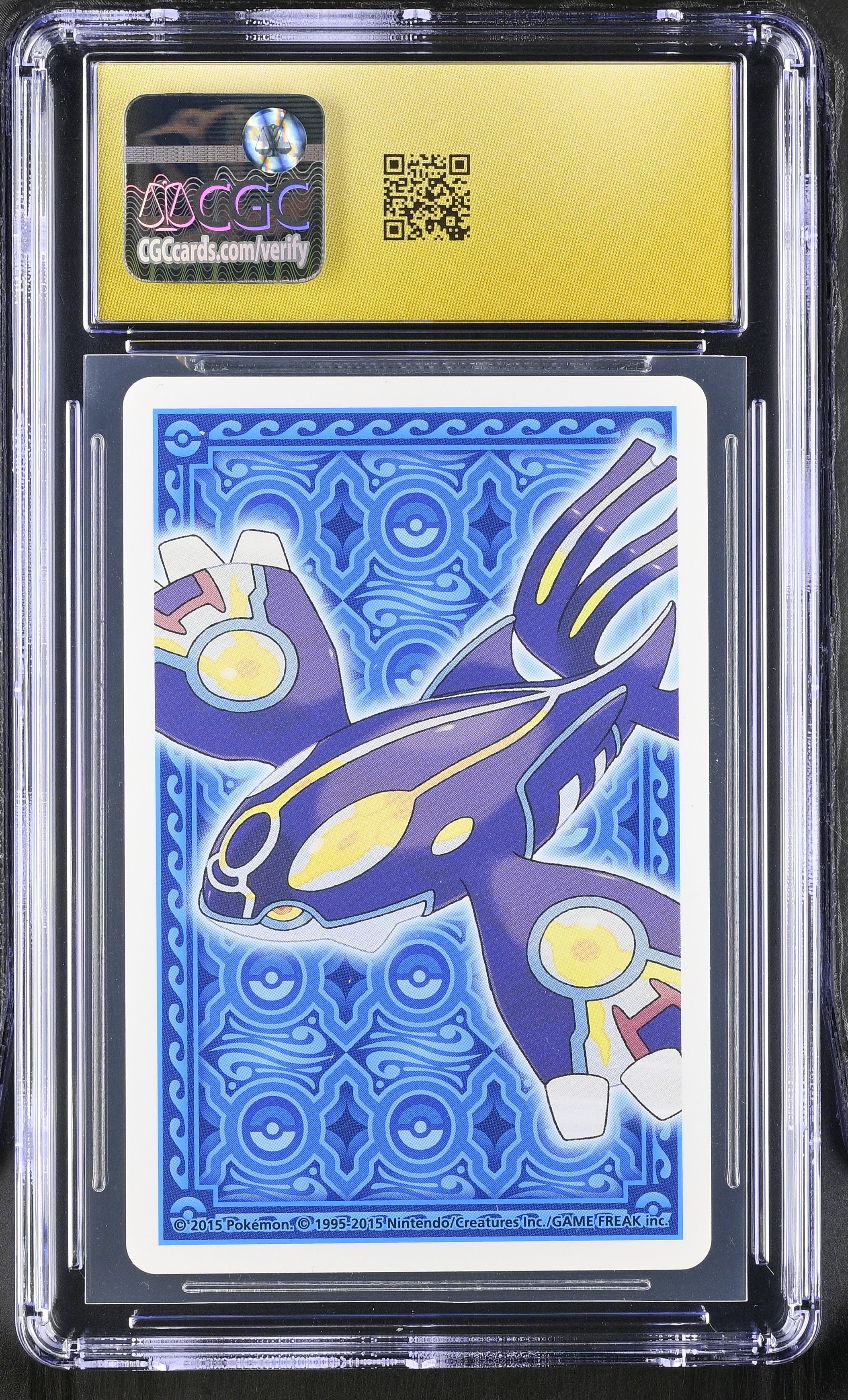 Grovyle 5 CGC 10 Pristine 2015 Alpha Sapphire Deck Pokemon Poker Card Japanese