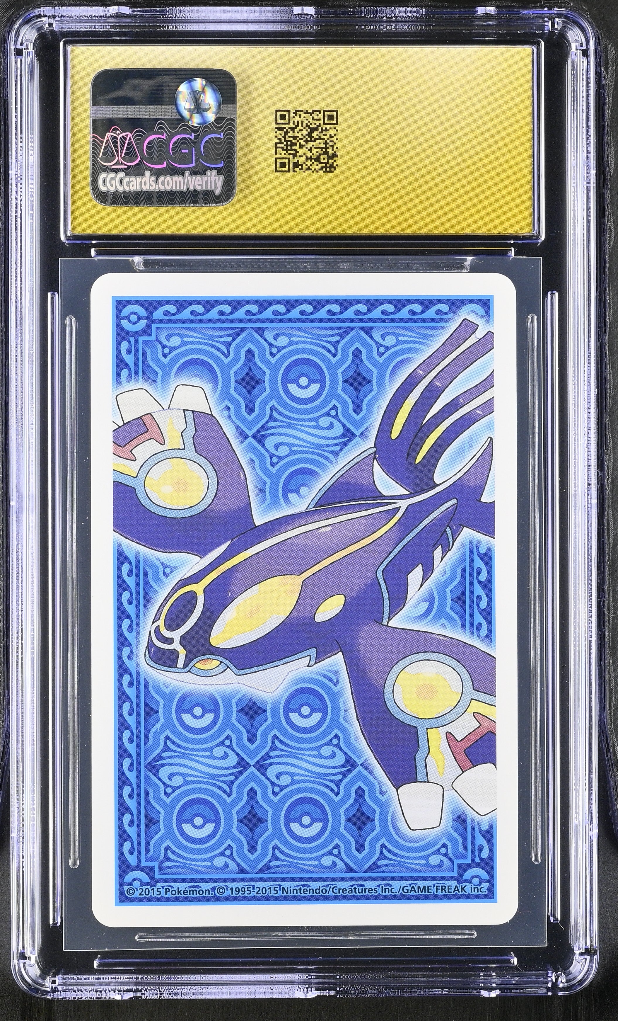 Wynaut 2 CGC 10 Pristine 2015 Alpha Sapphire Deck Pokemon Poker Card Japanese