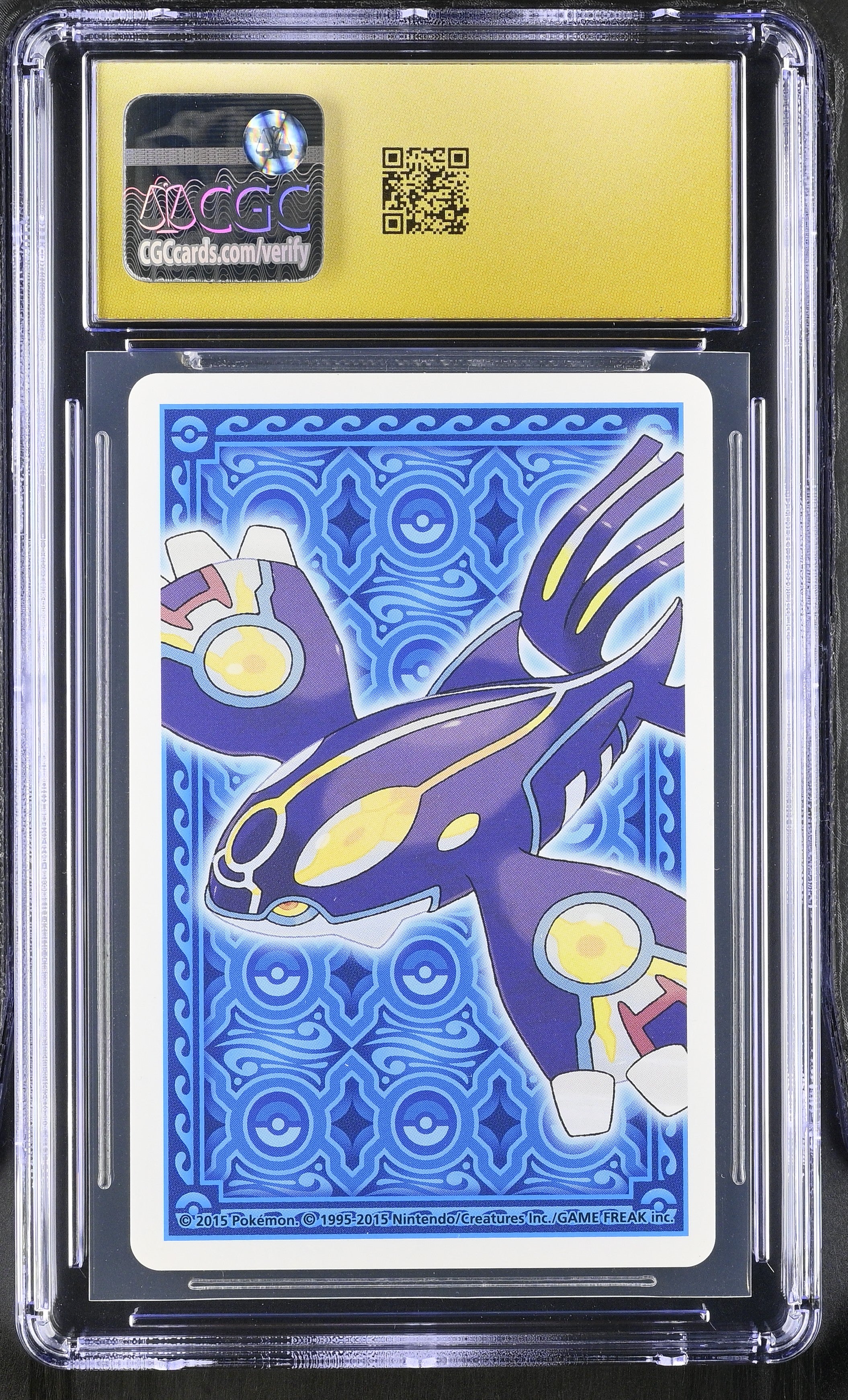 Pikachu 7 CGC 10 Pristine 2015 Alpha Sapphire Deck Pokemon Poker Card Japanese