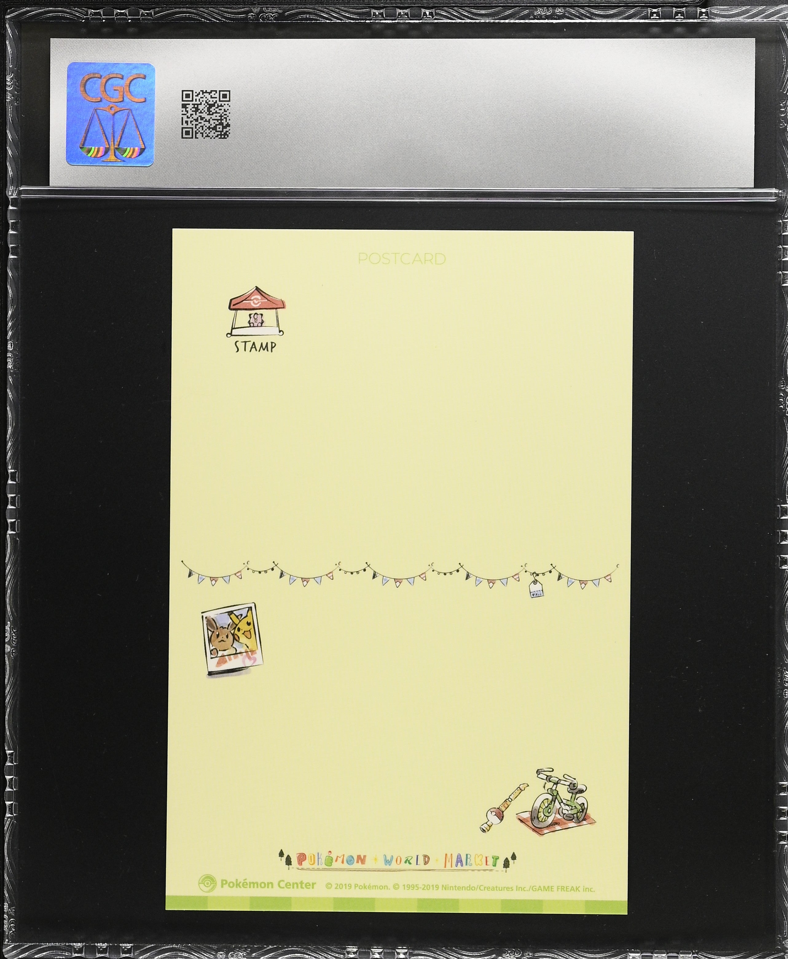 The Kanto Region CGC 9 Mint 2019 World Market Pokemon Center Postcard Japanese