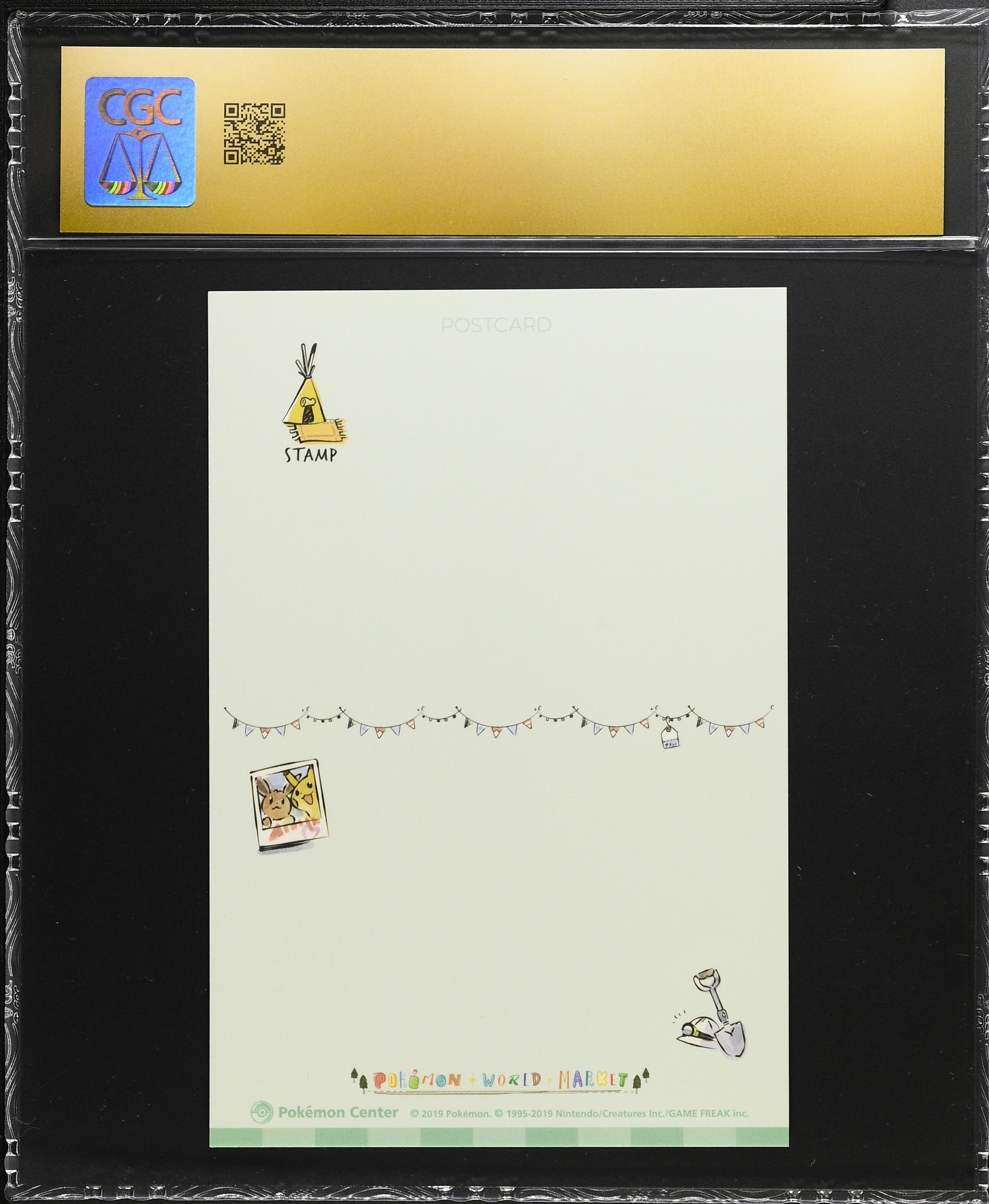 The Sinnoh Region CGC 10 Pristine 2019 World Market Pokemon Center Postcard Japanese