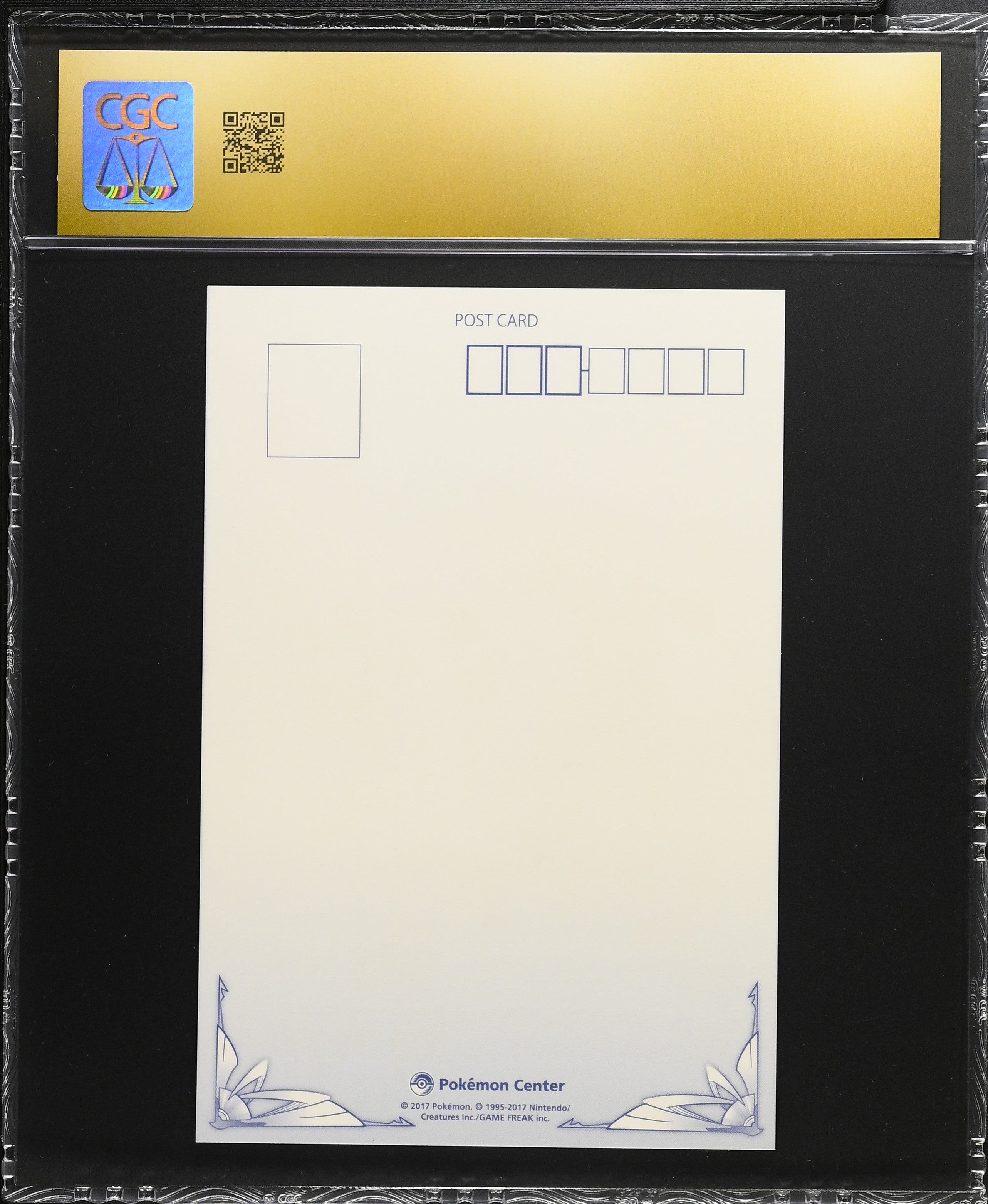Gladion & Silvally CGC 10 Pristine 2017 Set A Pokemon Center Postcard