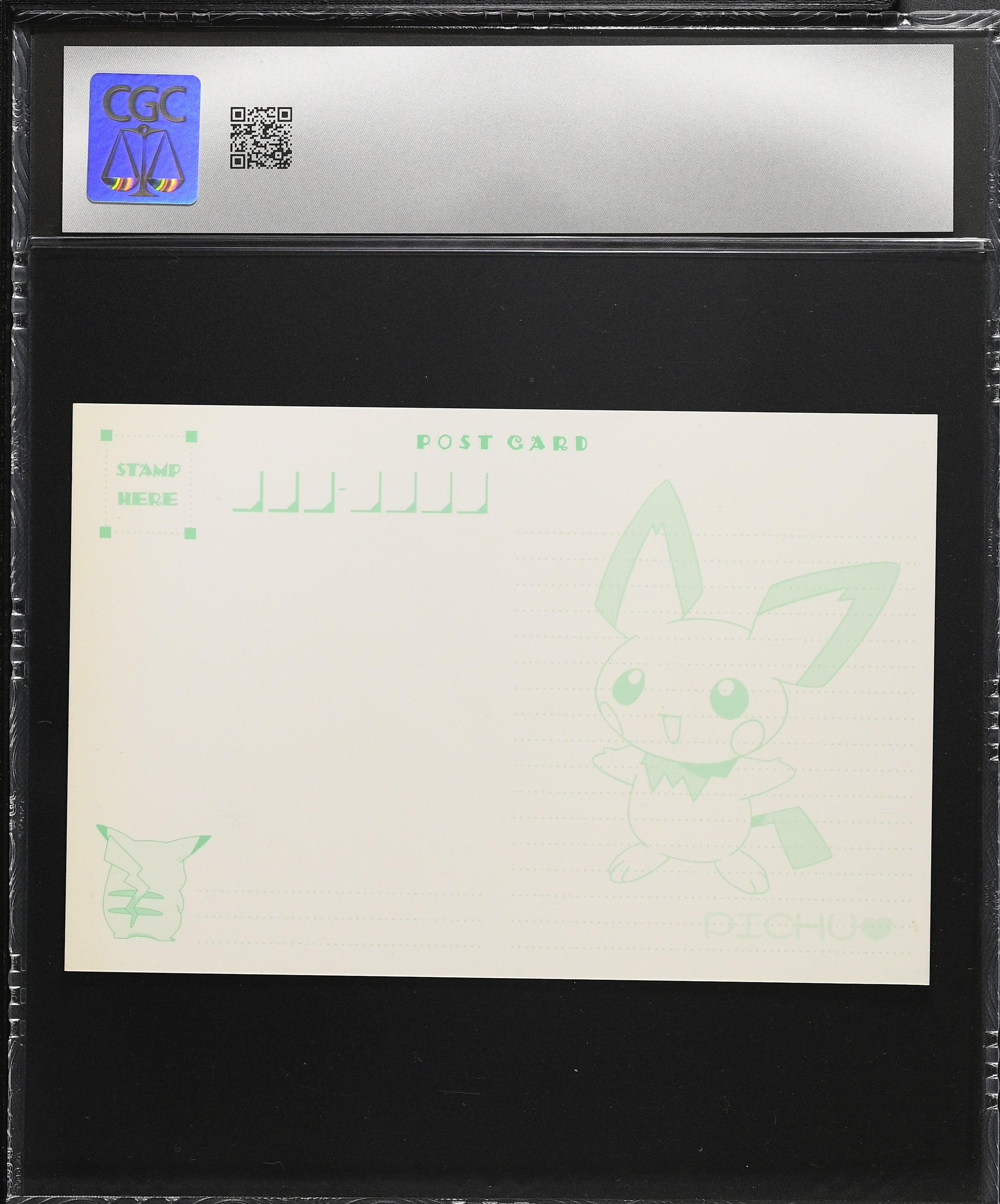 Pikachu Togepi Pichu 0216 CGC 7 2000 Prism Pokemon Banpresto Japanese
