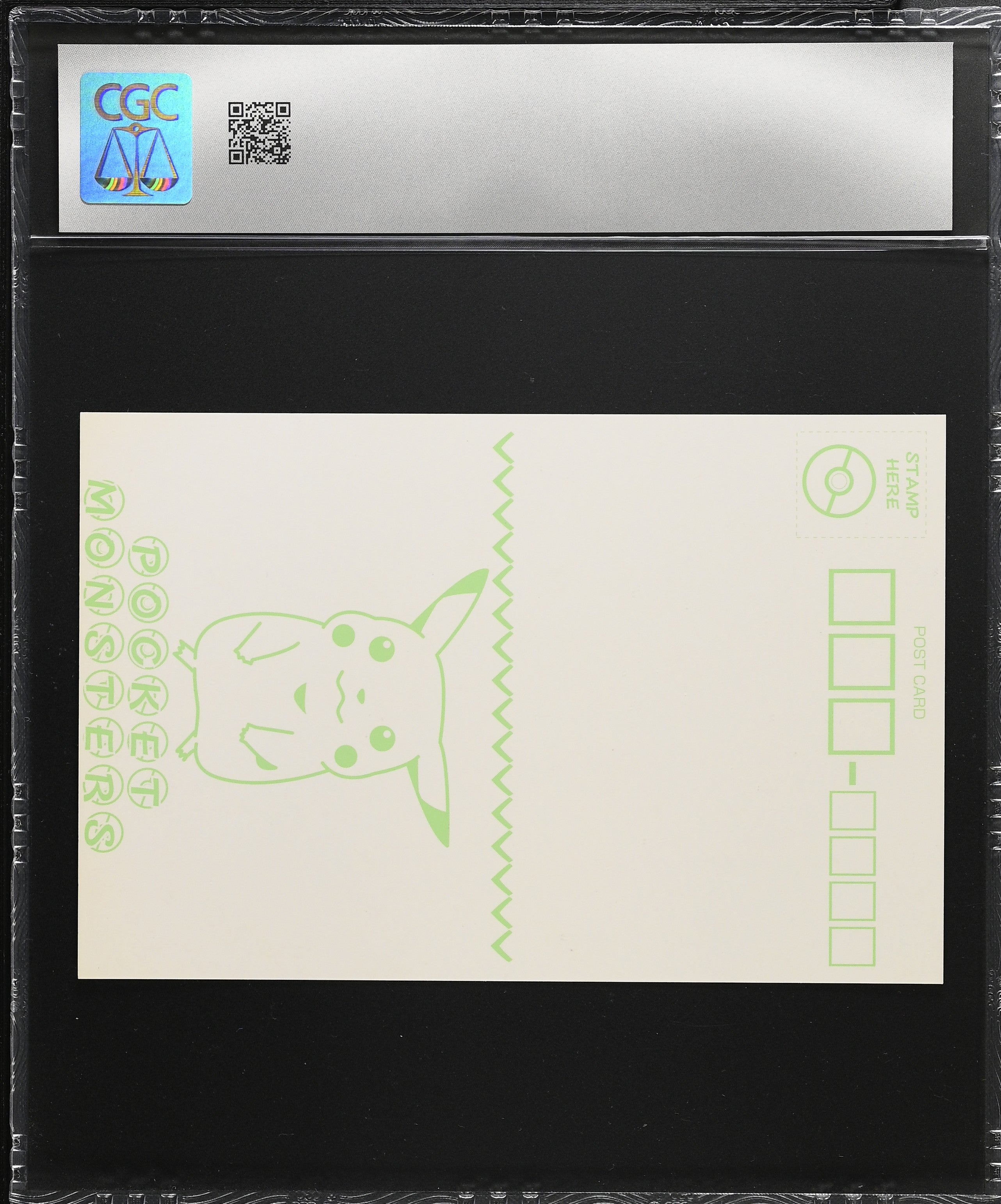 Ash, Pikachu & Friends CGC 9 1998 Pokemon Banpresto Postcard Japanese