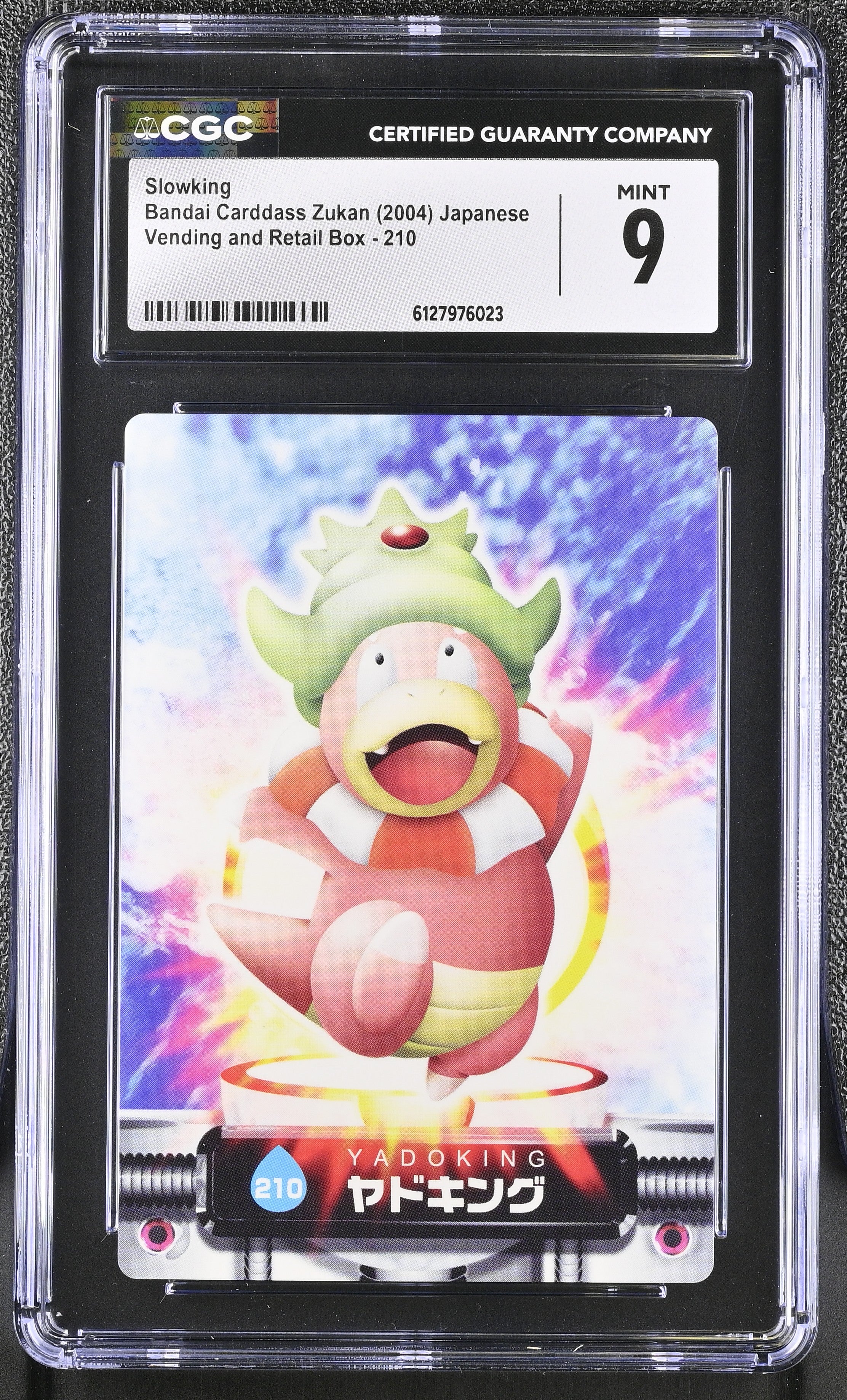 Slowking 210 CGC 9 Mint 2004 Vending And Retail Box Bandai Carddass Zukan Japanese