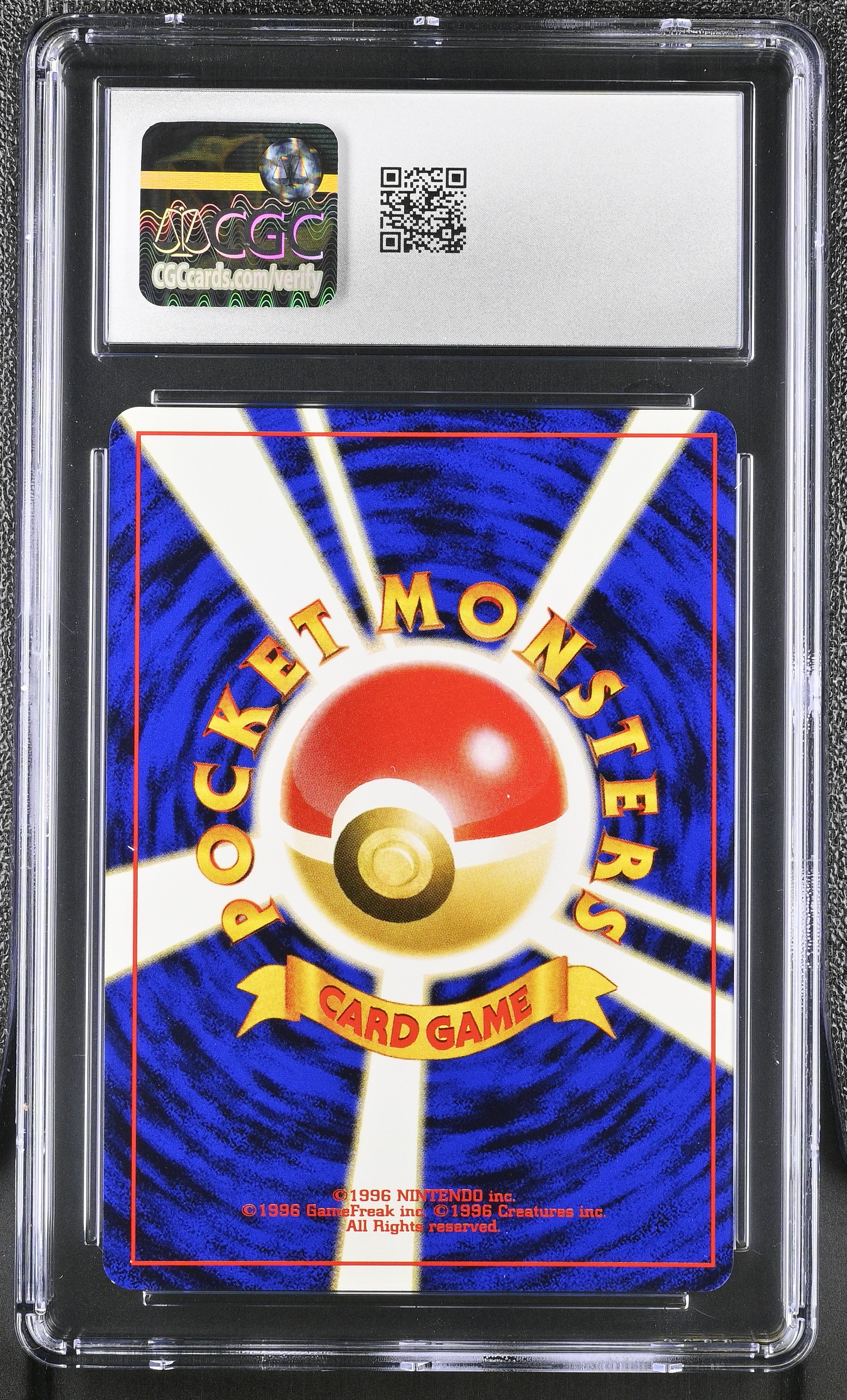 Pichu CGC 9 Mint 2000 Reverse Holo Neo Premium File 2 Pokemon Japanese