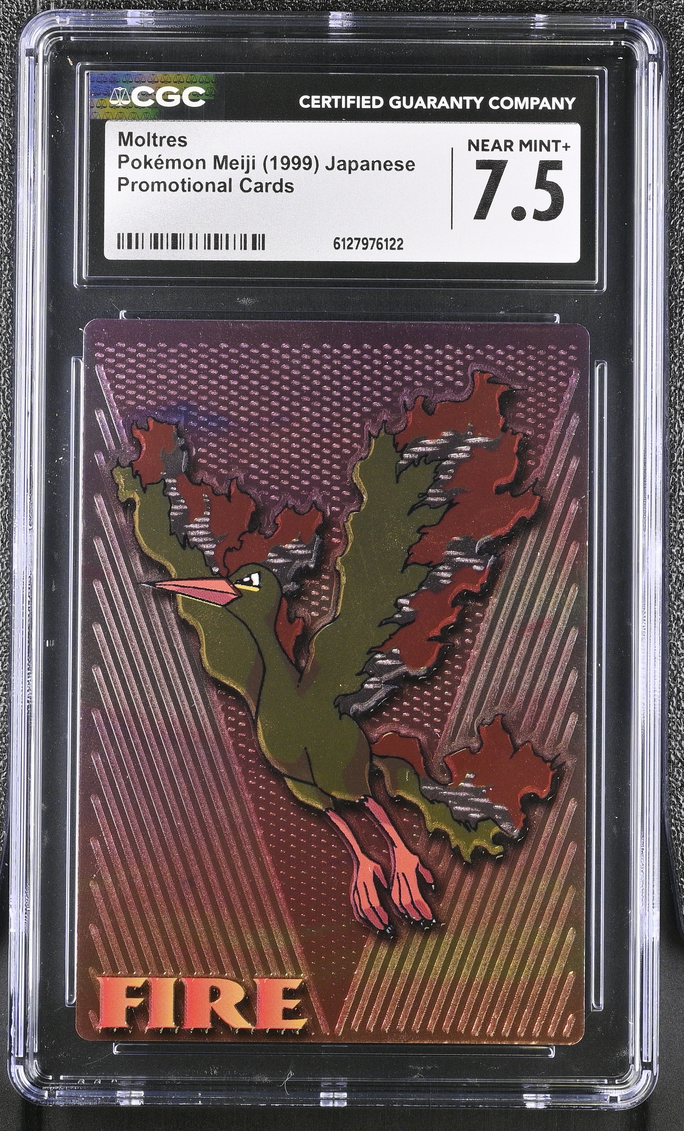 Moltres CGC 7.5 Near Mint+ 1999 Promotional Cards Pokemon Meiji Japanese