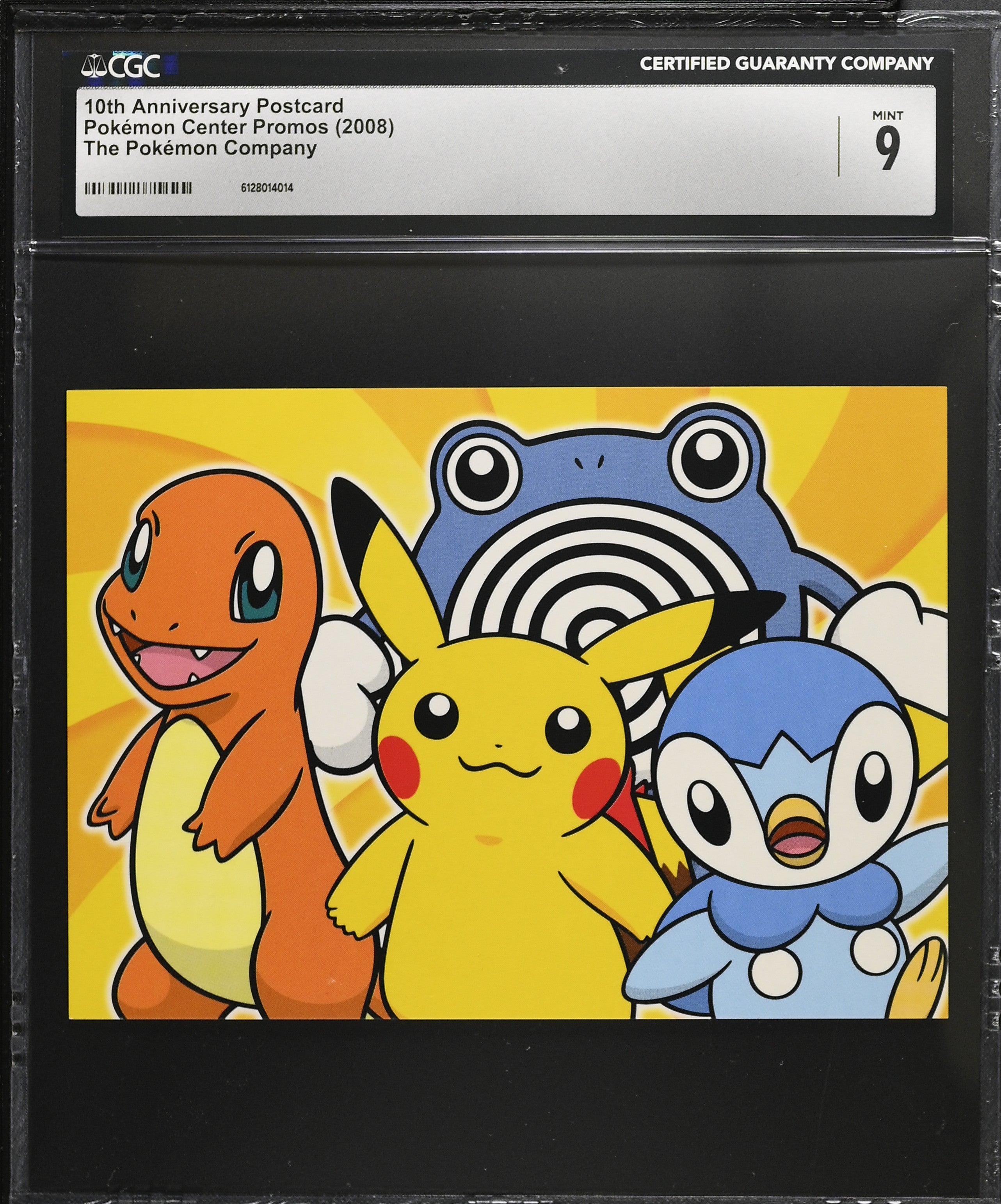 10th Anniversary Pokemon Center CGC 9 2008 Promo Postcard Japanese