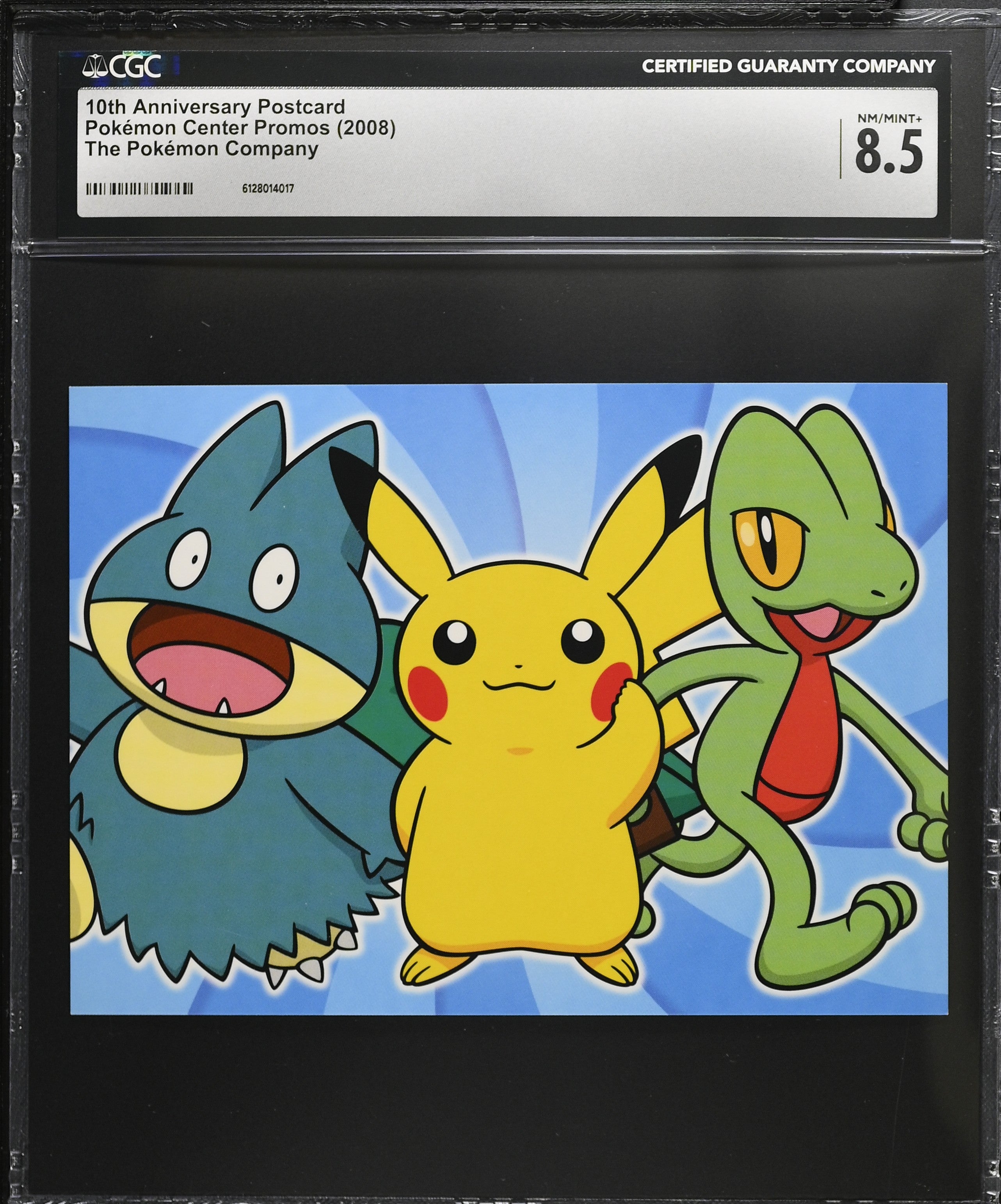 10th Anniversary Postcard CGC 8.5 2008 Pokemon Center Promo Postcard Japanese