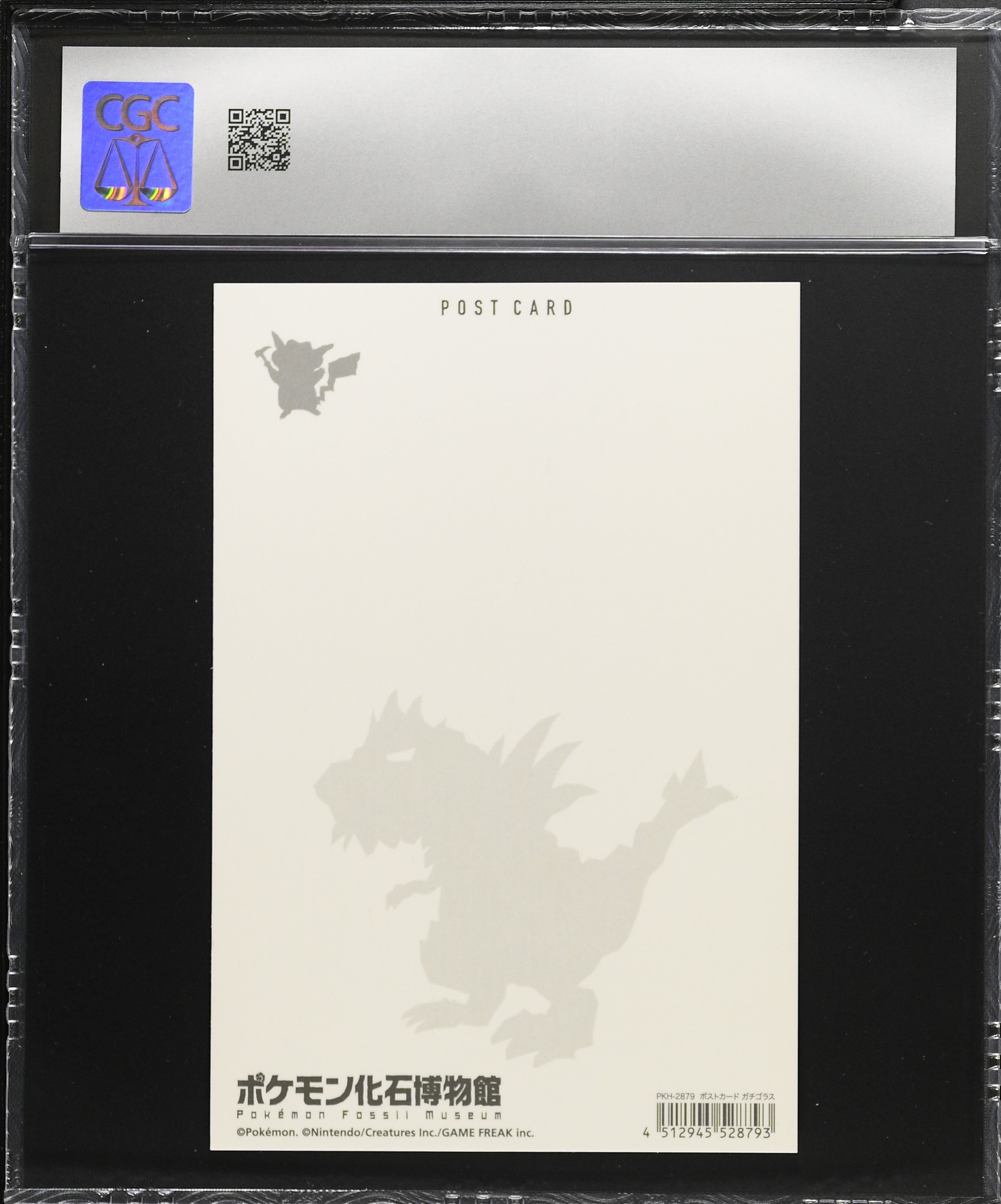 Pikachu & Tyrantrum CGC 9 2021 Fossil Museum Pokemon Center Postcard Japanese