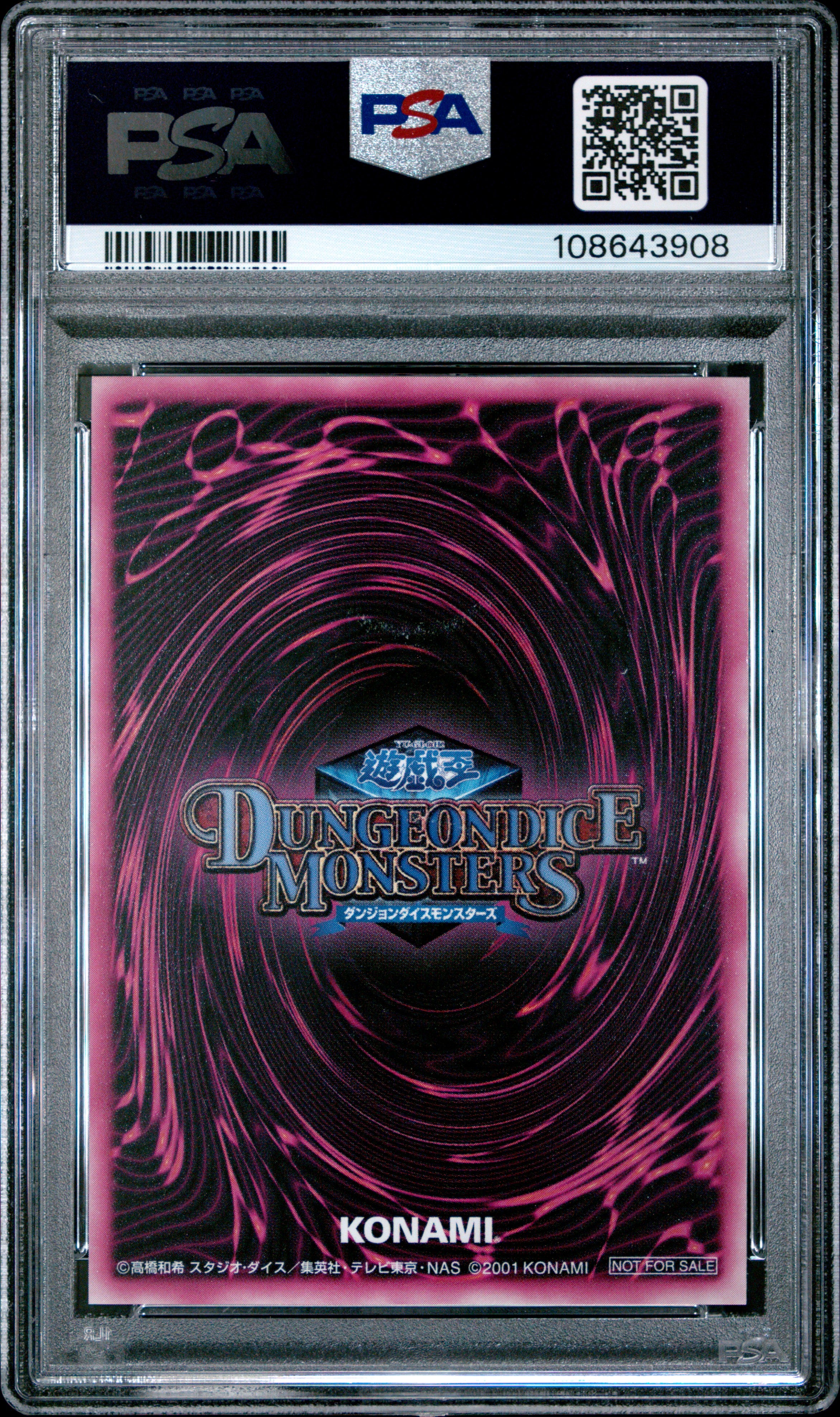 Dark Magician Girl PSA 5 2001 Dungeon Dice Monsters Green Ultimate Rare Yugioh