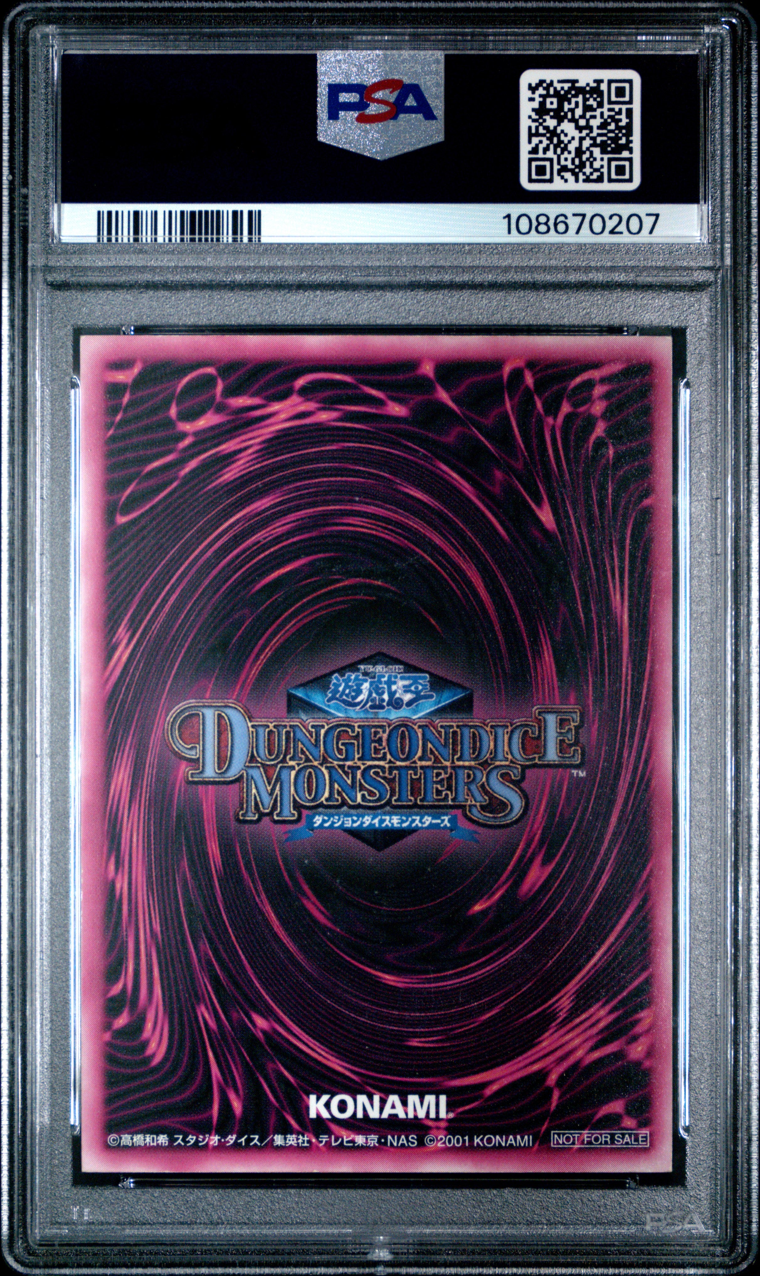 Dark Magician Girl PSA 4 2001 Dungeon Dice Monsters Pink Ultimate Rare Yugioh