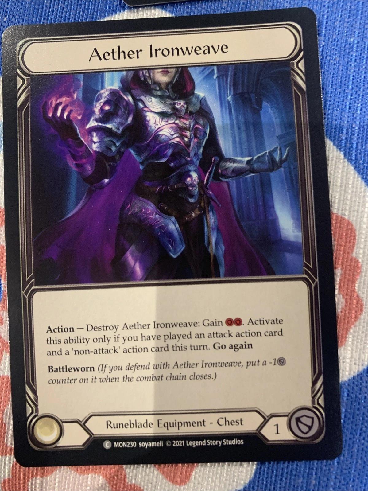Aether Ironweave MON230 Common Monarch Flesh and Blood Near Mint