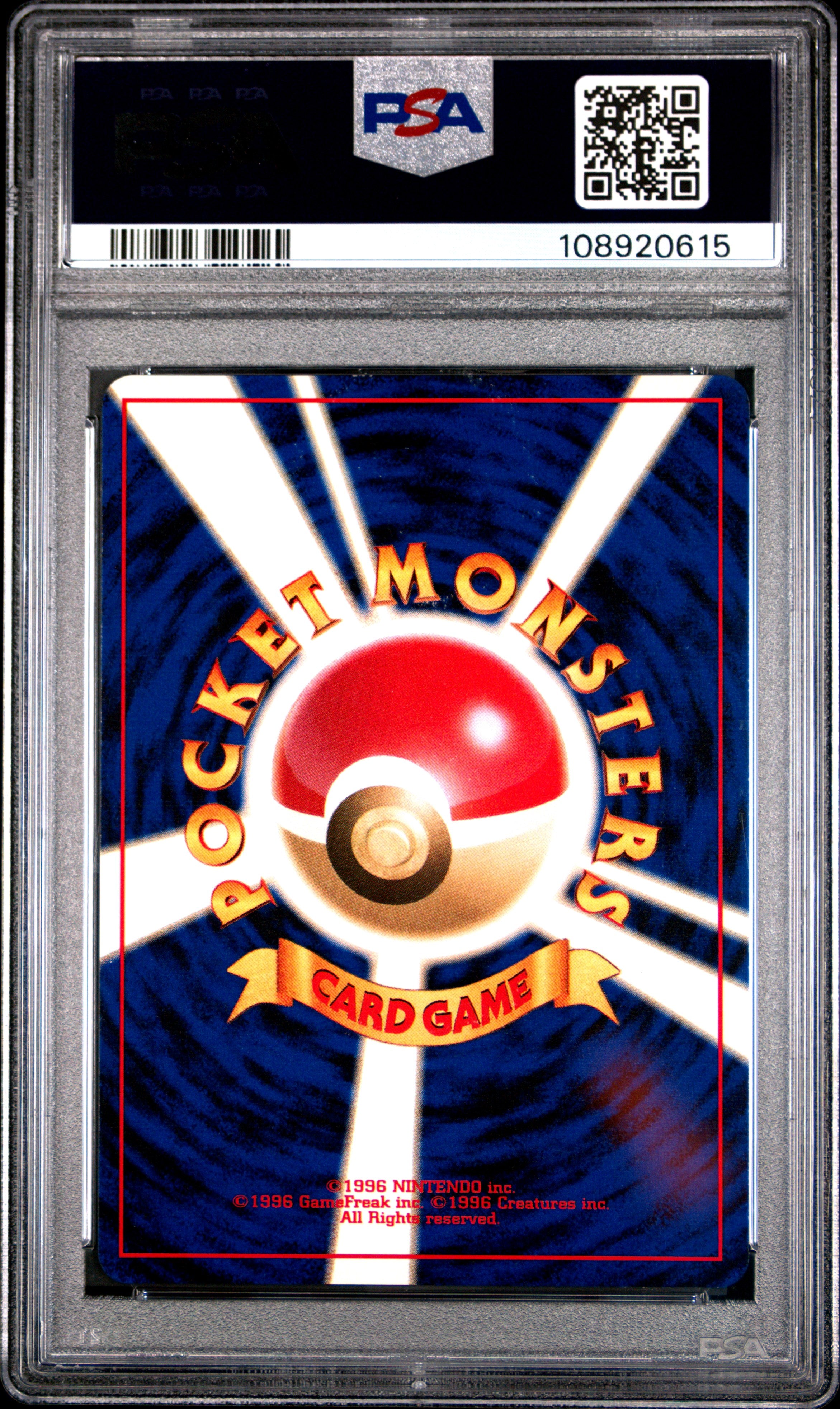 Great Rocket's Mewtwo Holo 150 PSA 9 2001 Promo Game Boy Pokemon Japanese