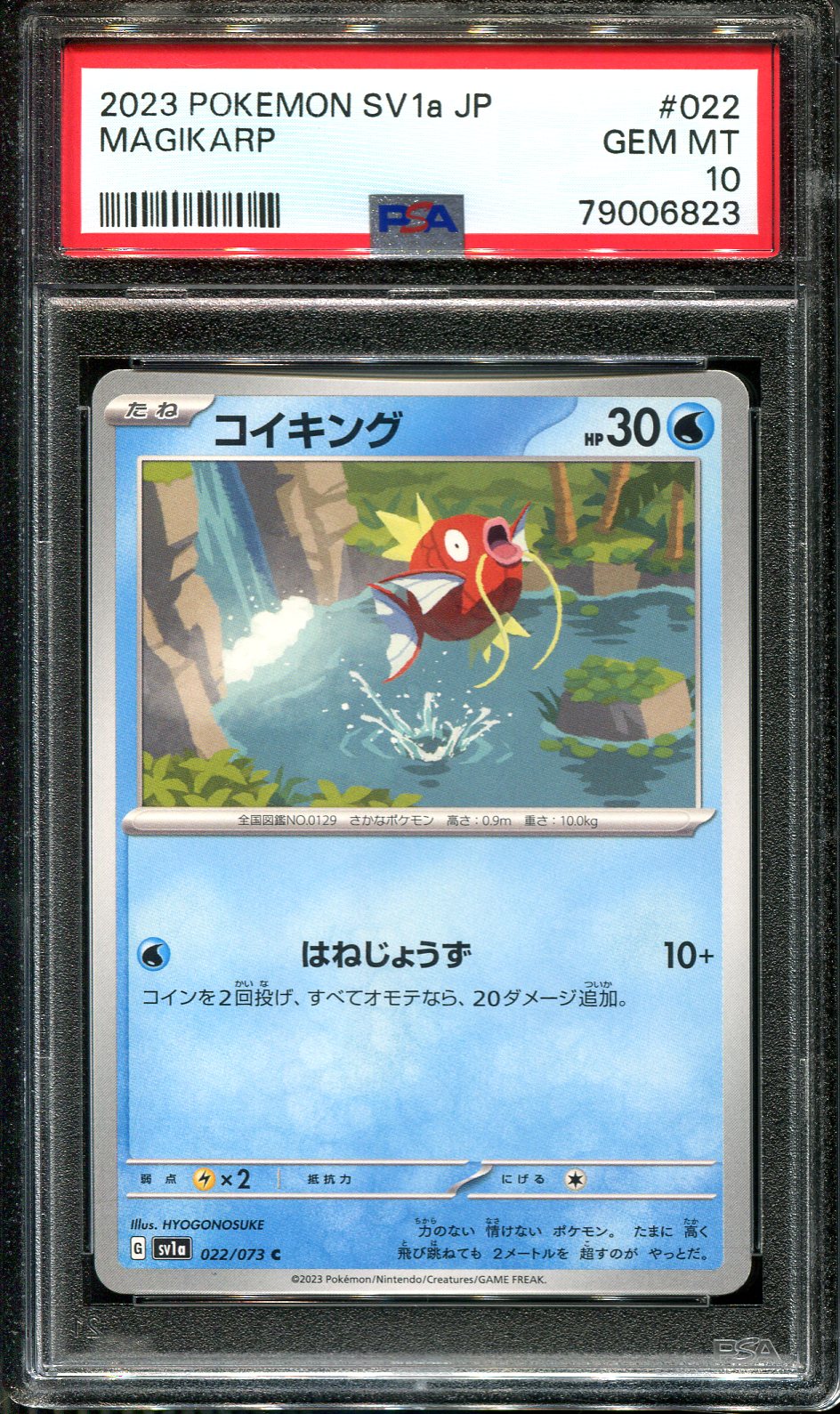 MAGIKARP 022/073 PSA 10 POKEMON SCARLET VIOLET SV1A POKEMON JAPANESE