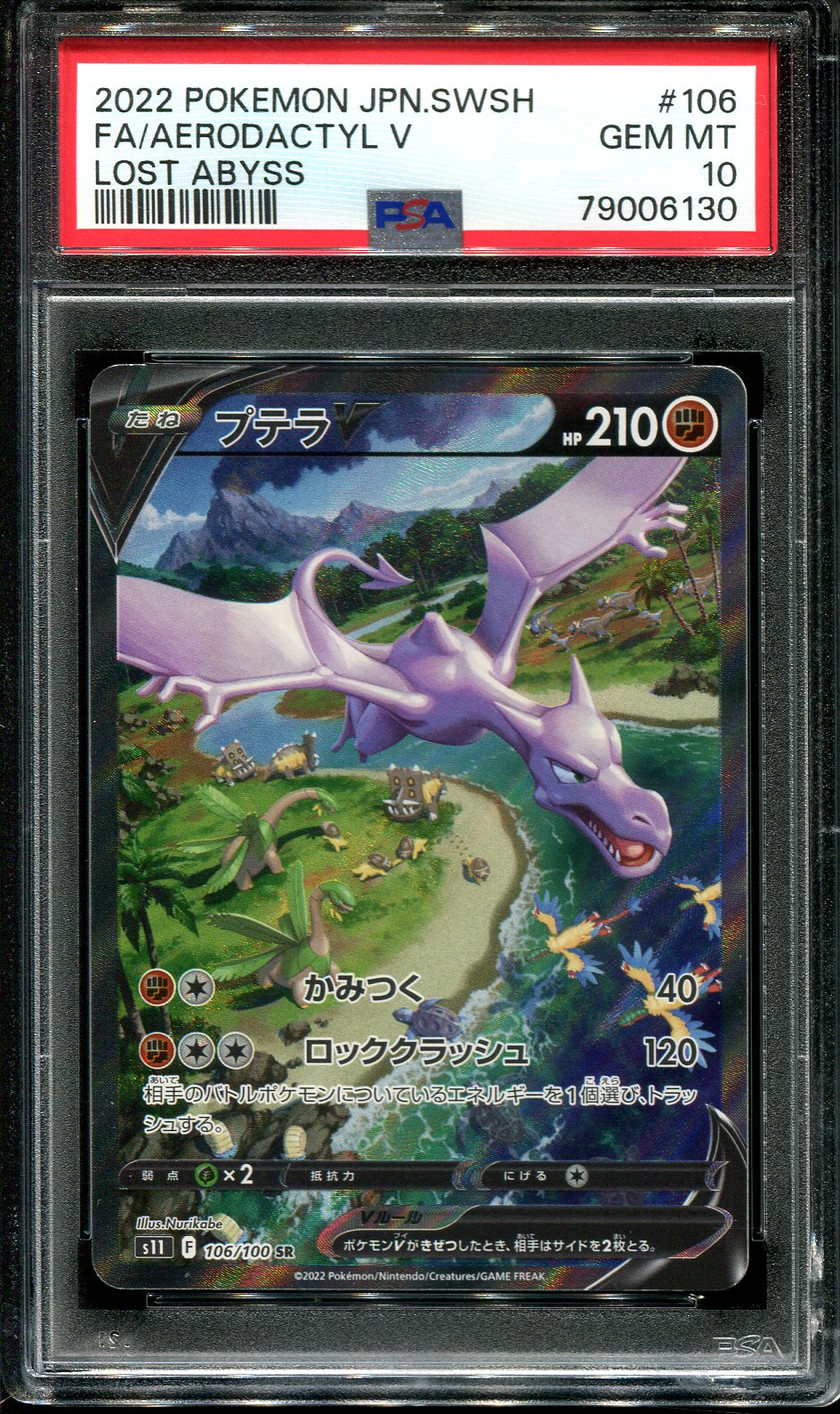 PSA10 Japanese Pokemon Cards Absol G LV.X 065