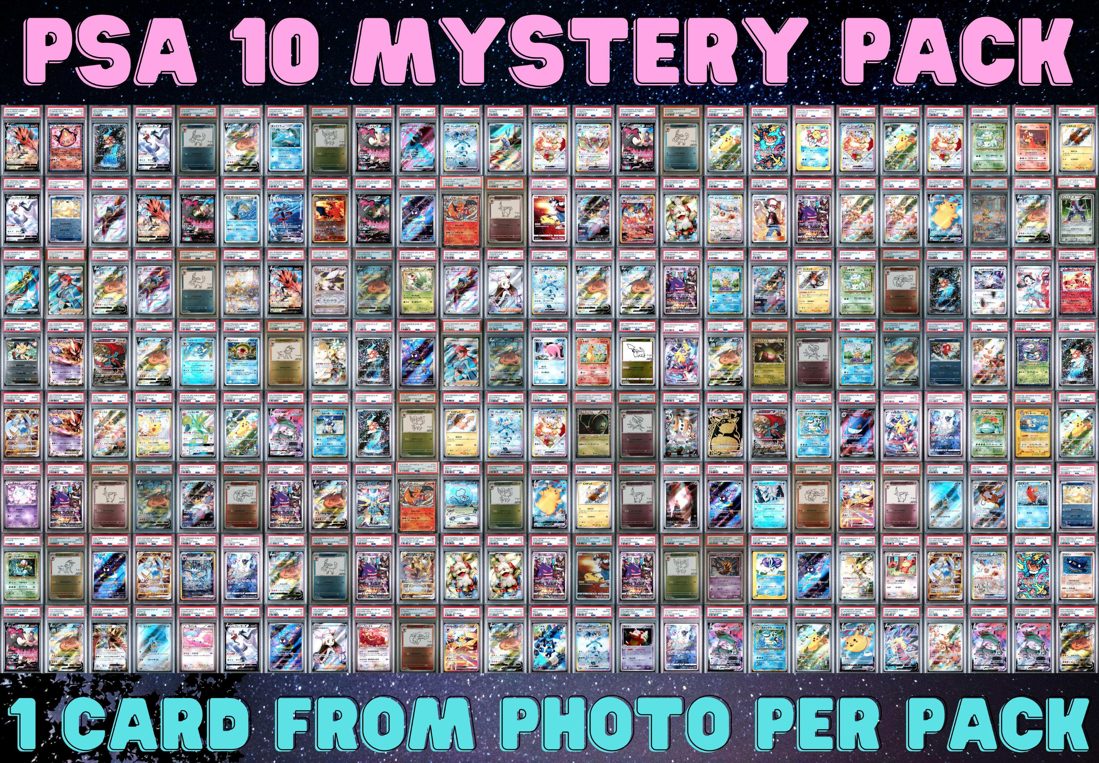 STEVE ORIPA #2 (MYSTERY PACK) ONE PSA 10 CARD GUARANTEED