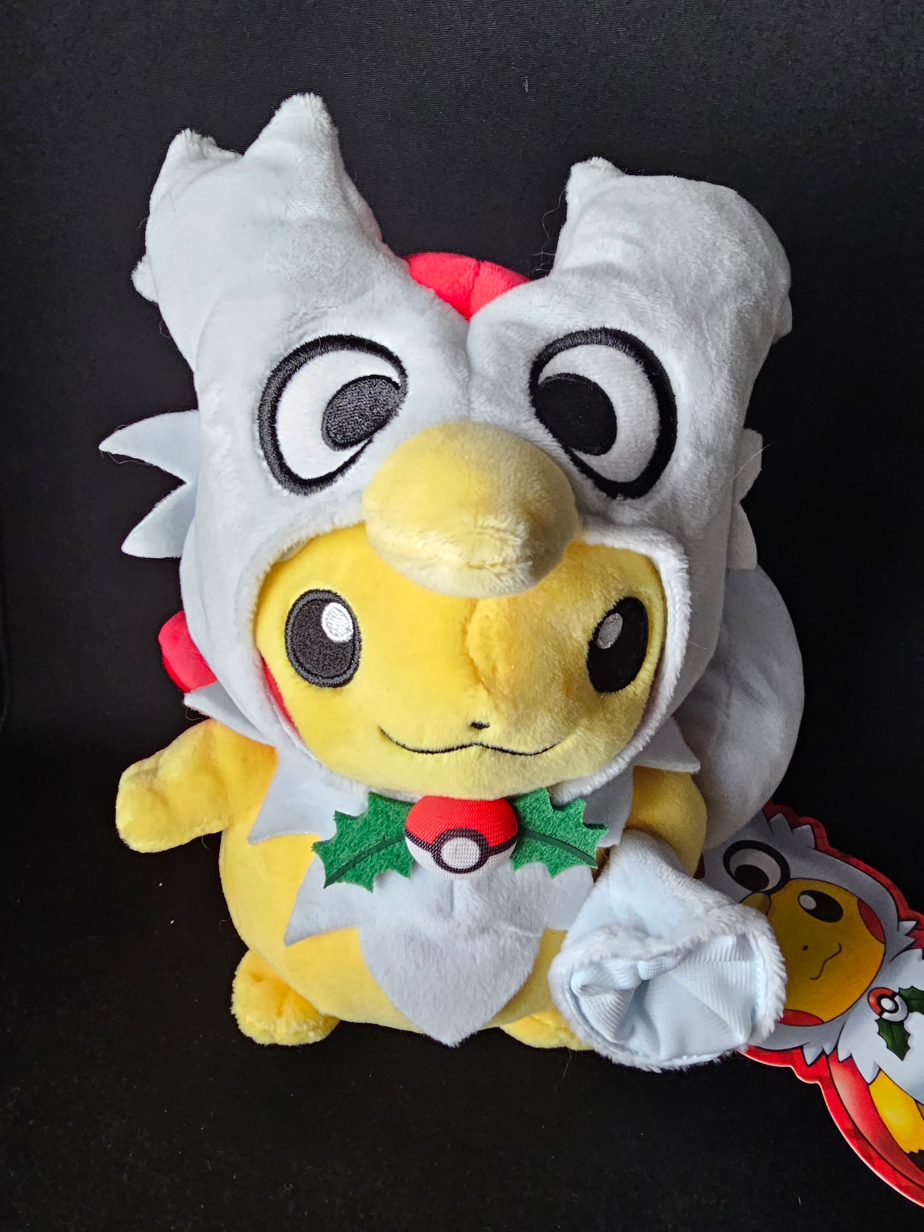 Delibird Pikachu Plush Pokemon Center Official Japanese Poncho Christmas