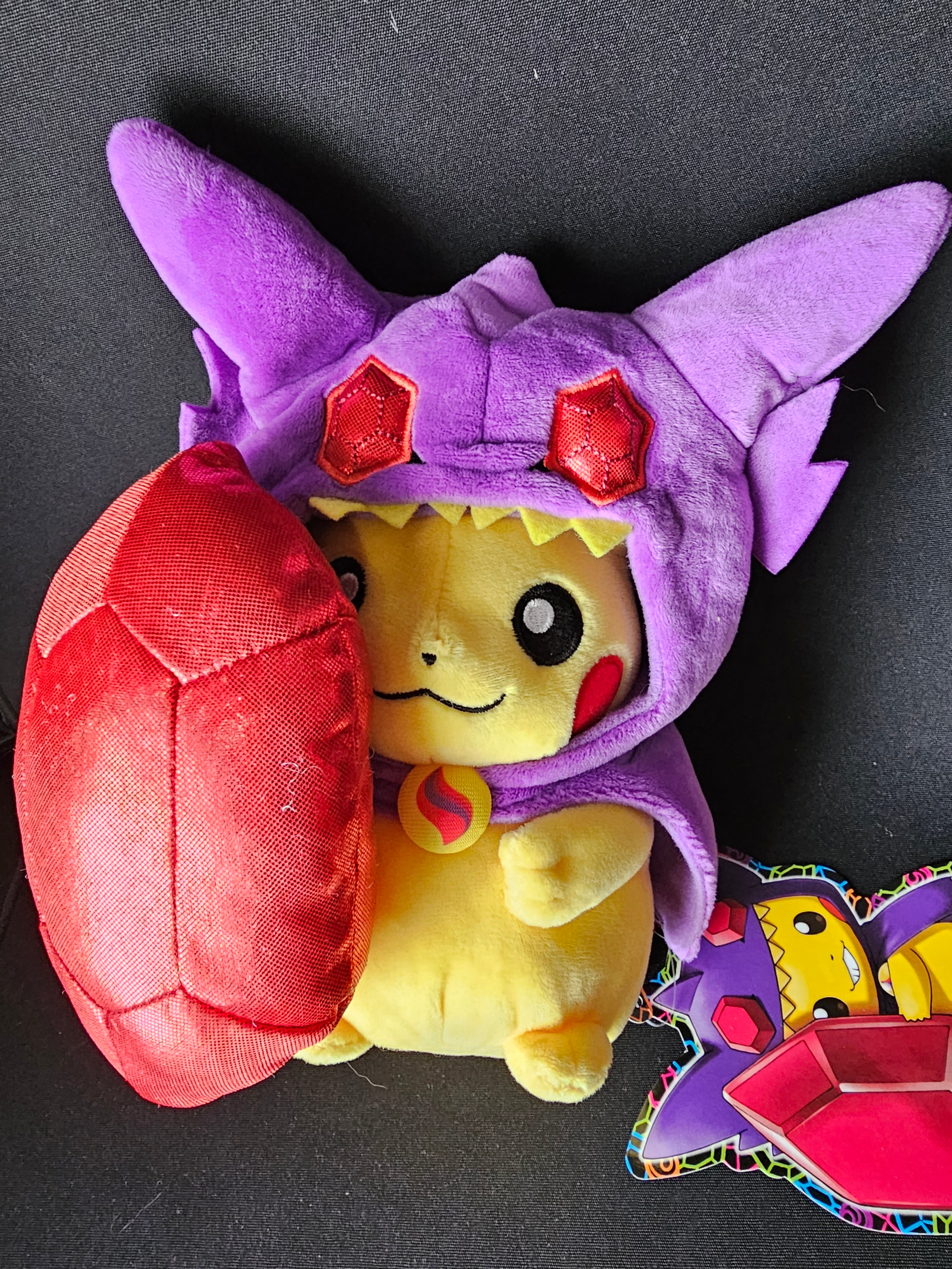 Mega Sableye Pikachu Plush Pokemon Center Official Japanese Poncho