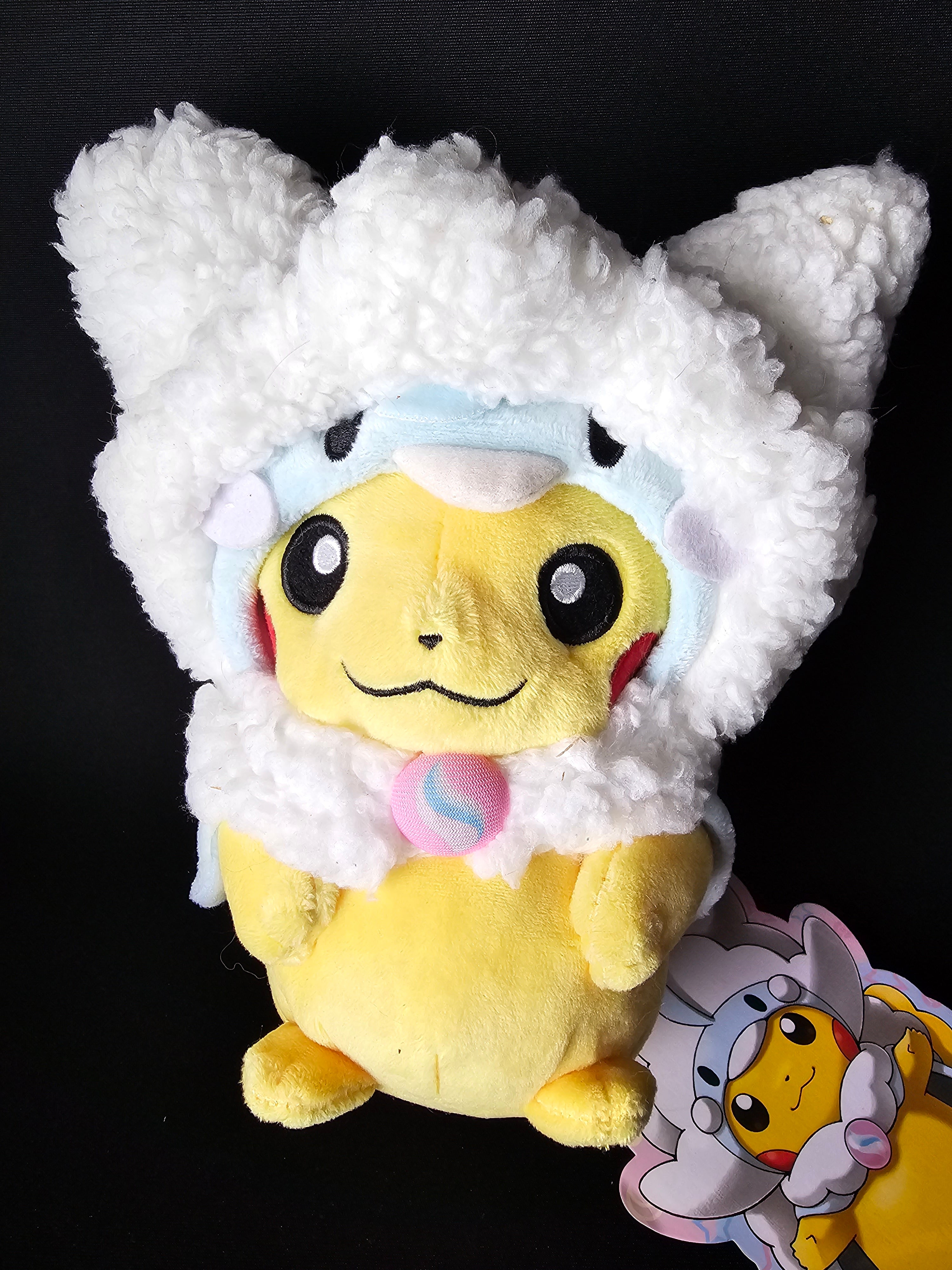 Mega Altaria Pikachu Plush Pokemon Center Official Japanese Poncho