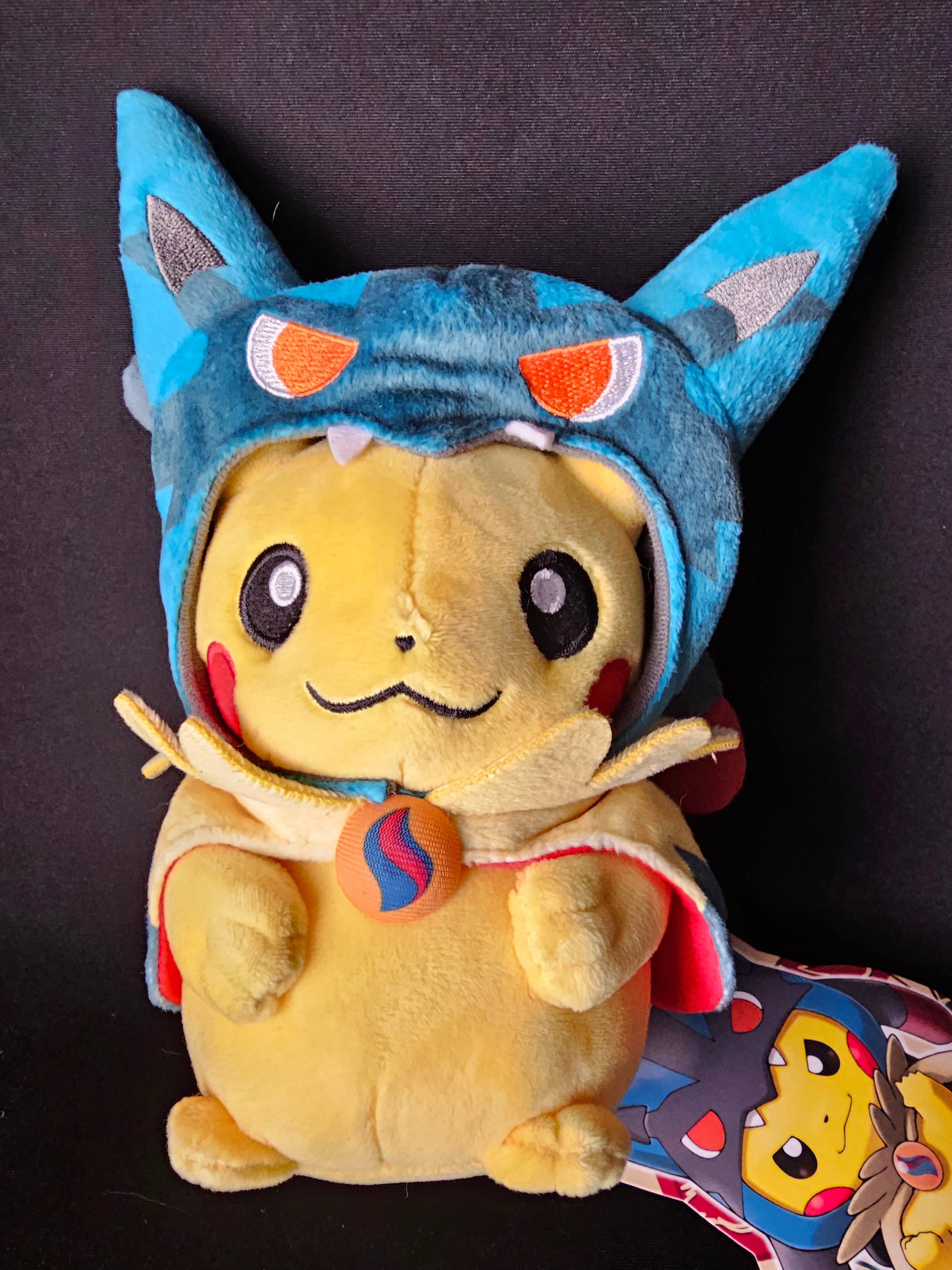 Mega Lucario Pikachu Plush Pokemon Center 2014 Official Japanese Poncho