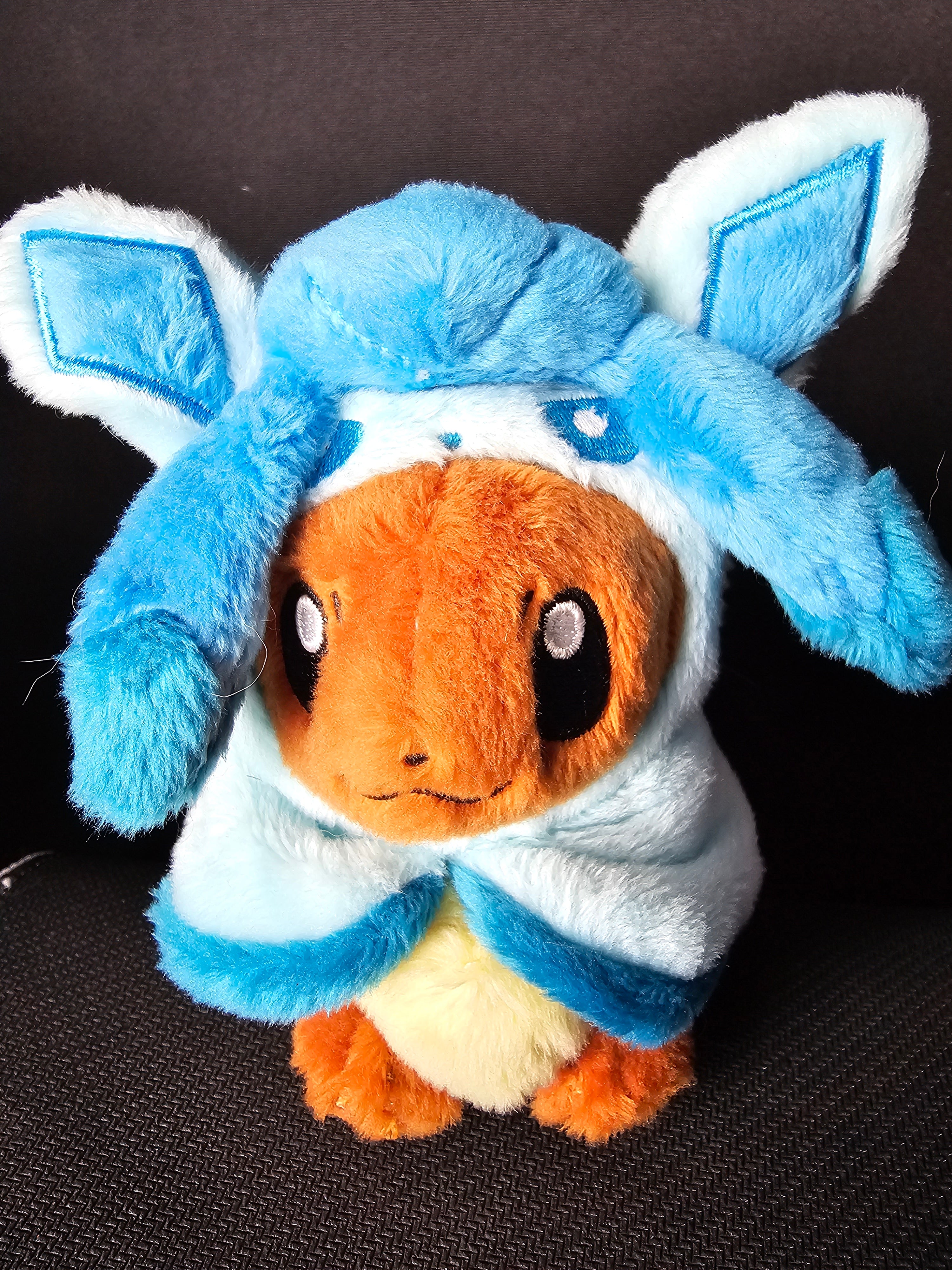 Glaceon Eevee Poncho Keychain Plush Pokemon Center Japan Official Poncho